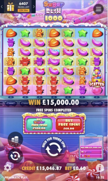 Sugar Rush 1000 Max Win!