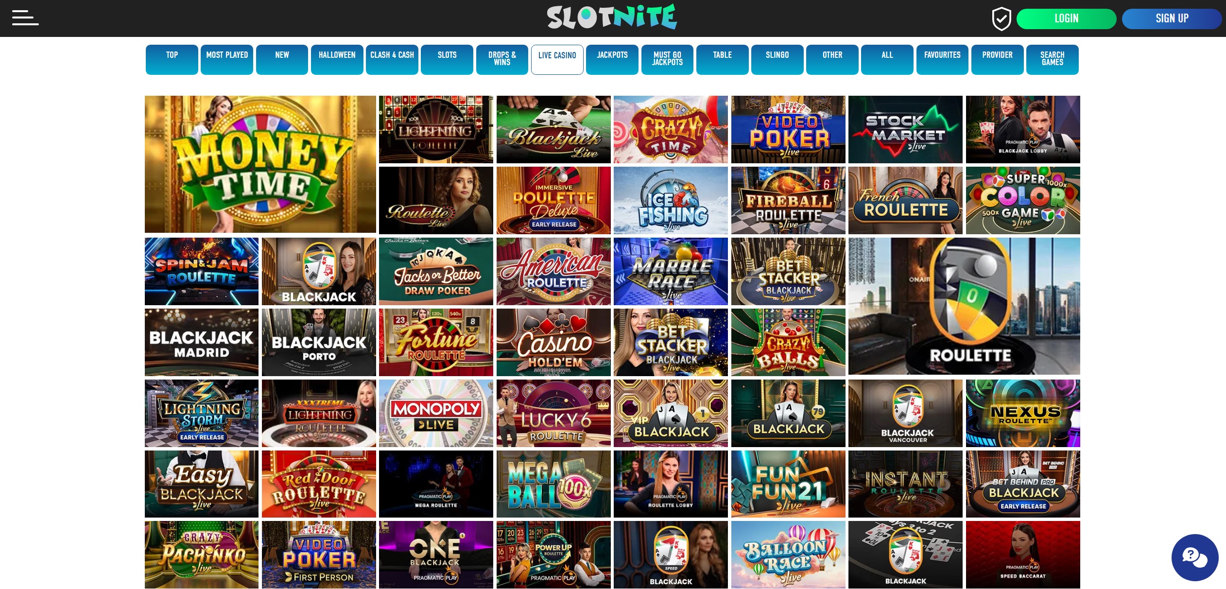Slotnite Live Casino