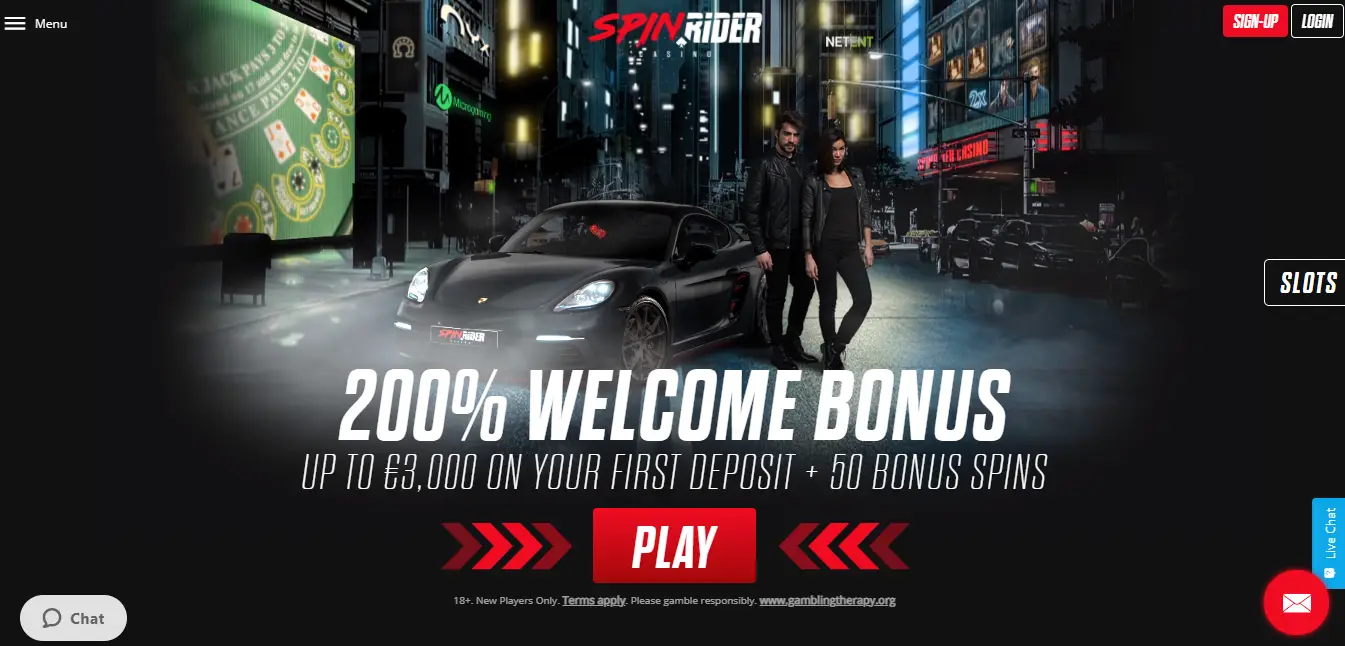 Spin Rider Homepage