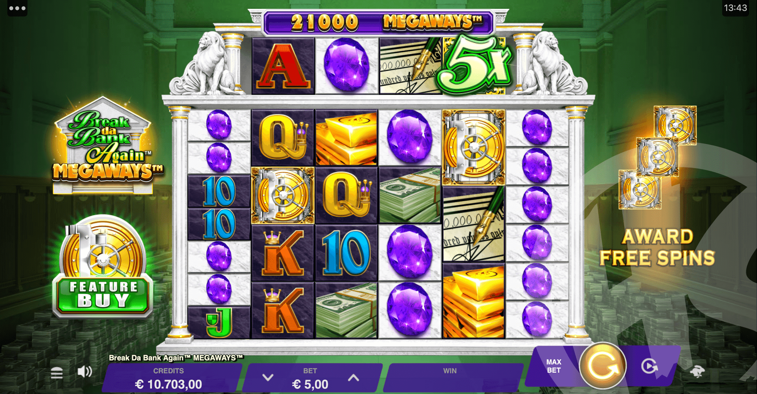 break da bank again respin slot review