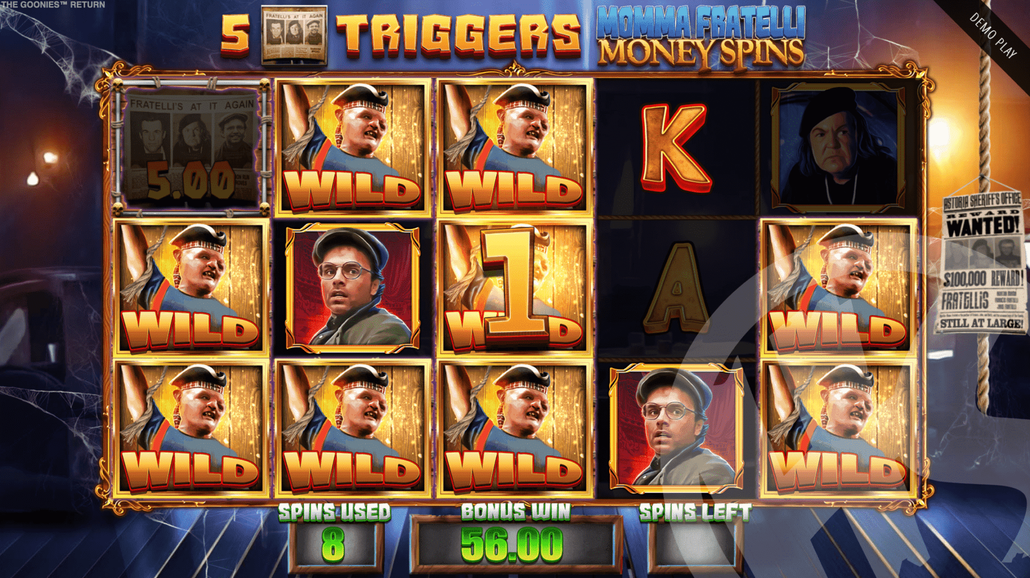 The Goonies Return Slot Review | Blueprint Gaming