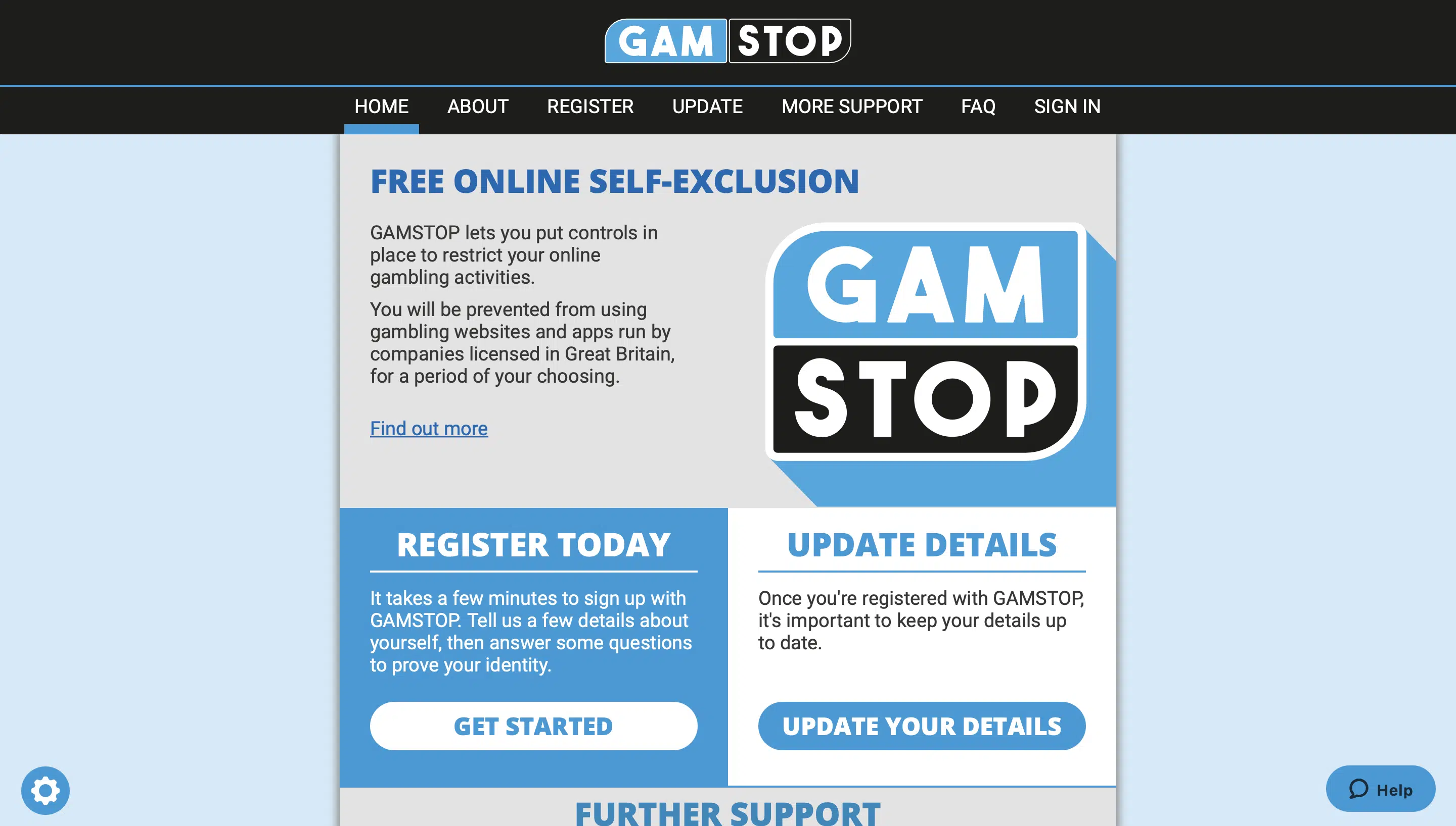 GAMSTOP Online Self Exclusion Scheme