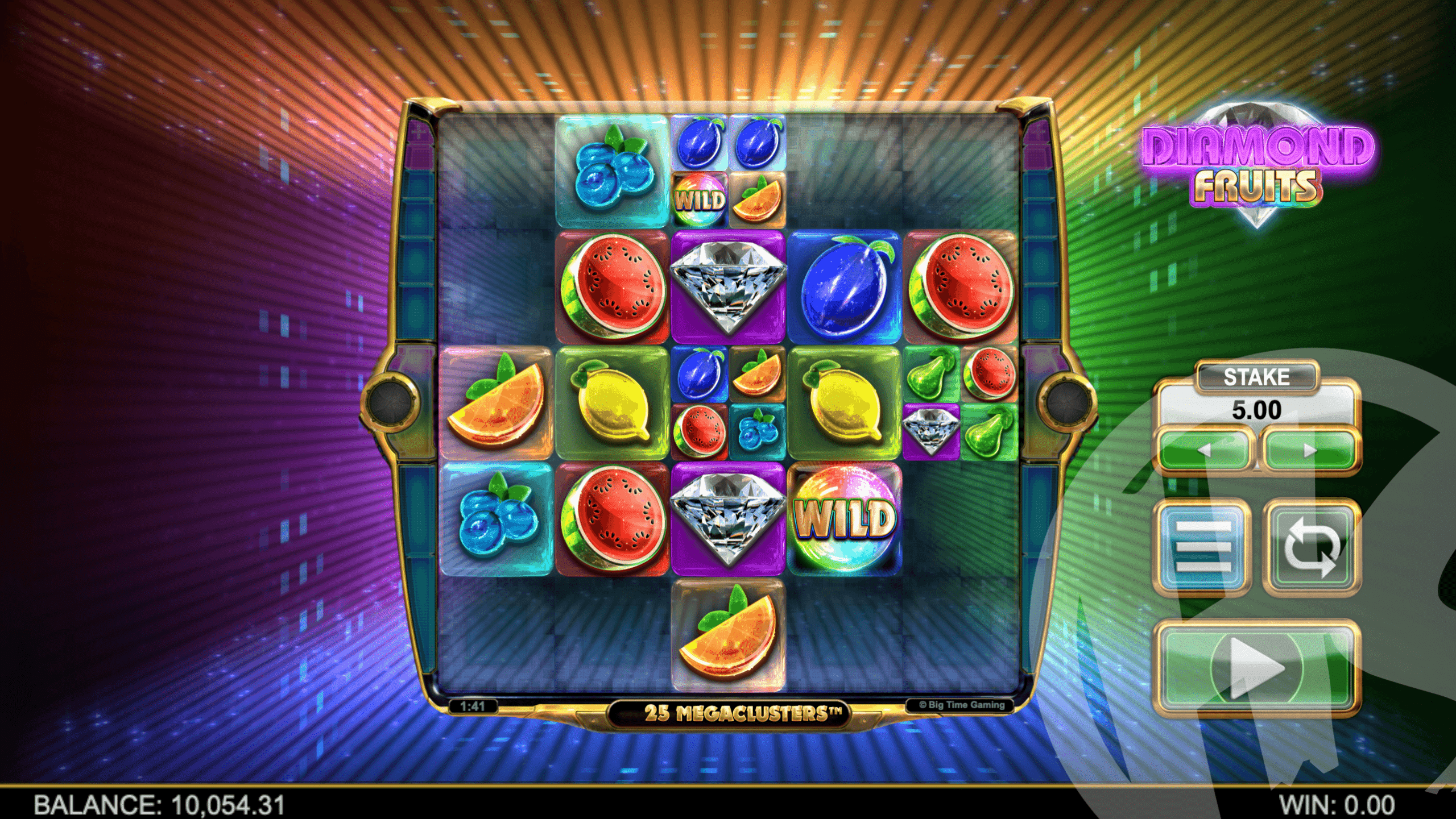 Diamond Fruits Megaclusters Base Game