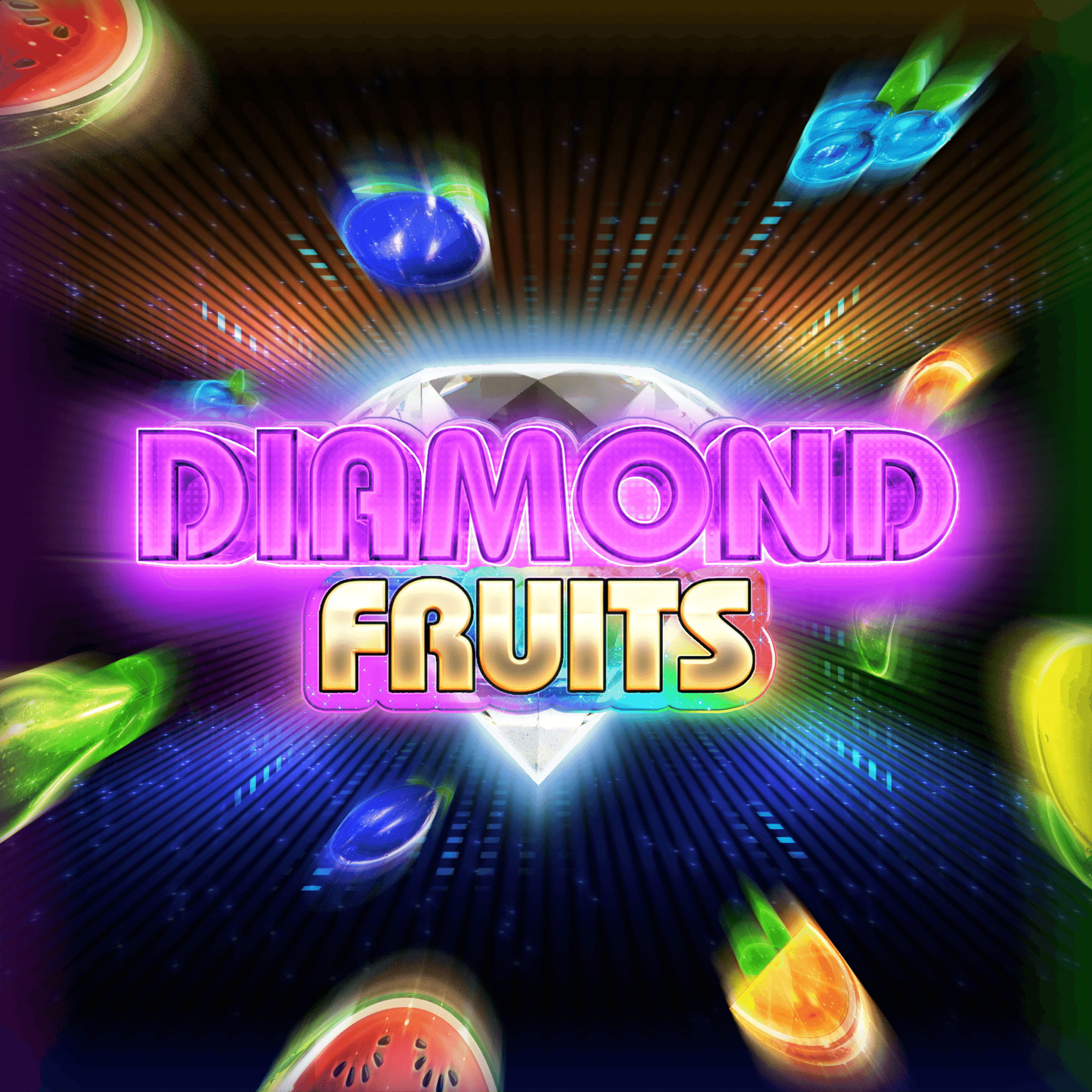 Diamond Fruits Megaclusters Logo