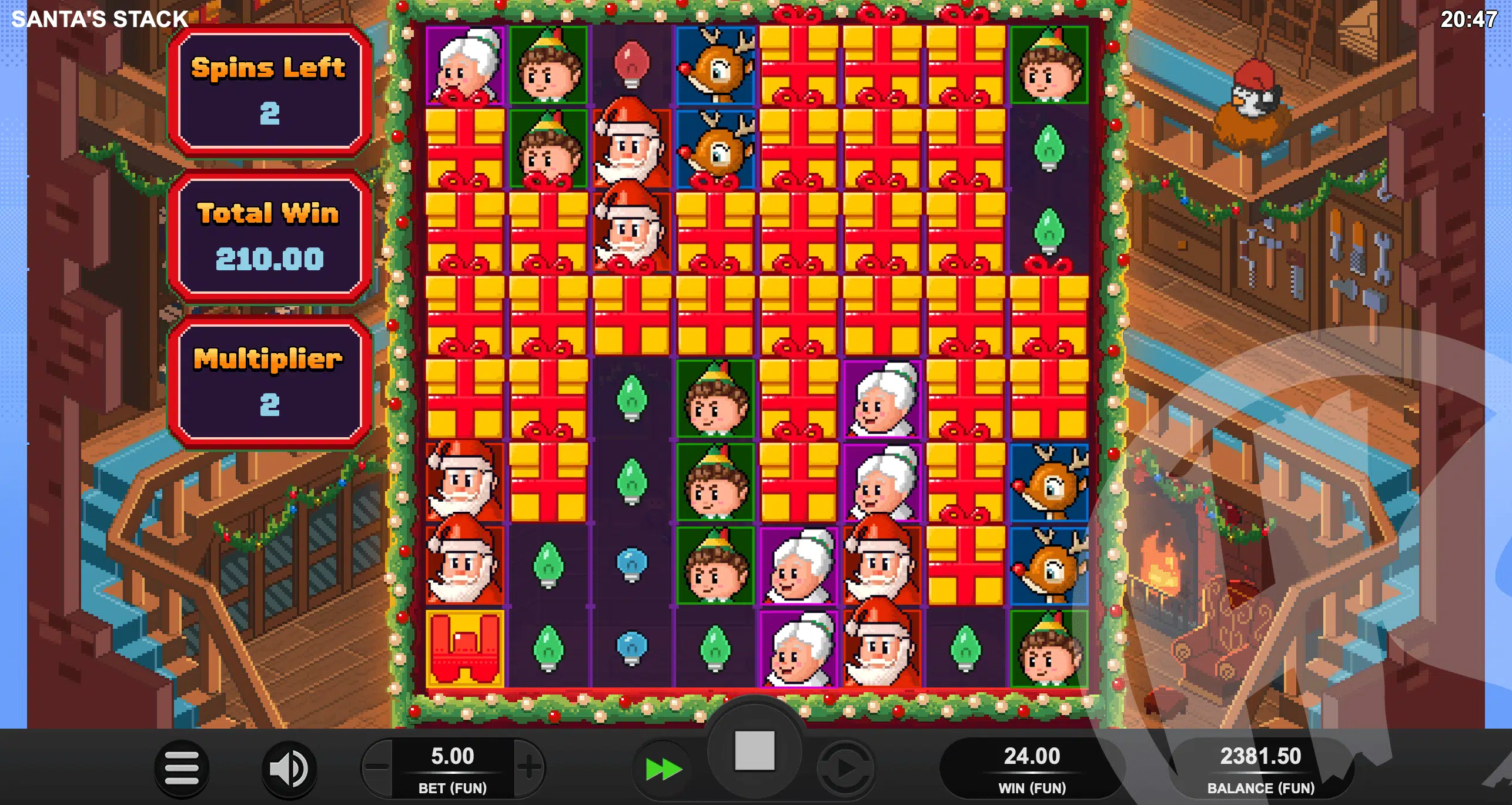 Santa's Stack Free Spins