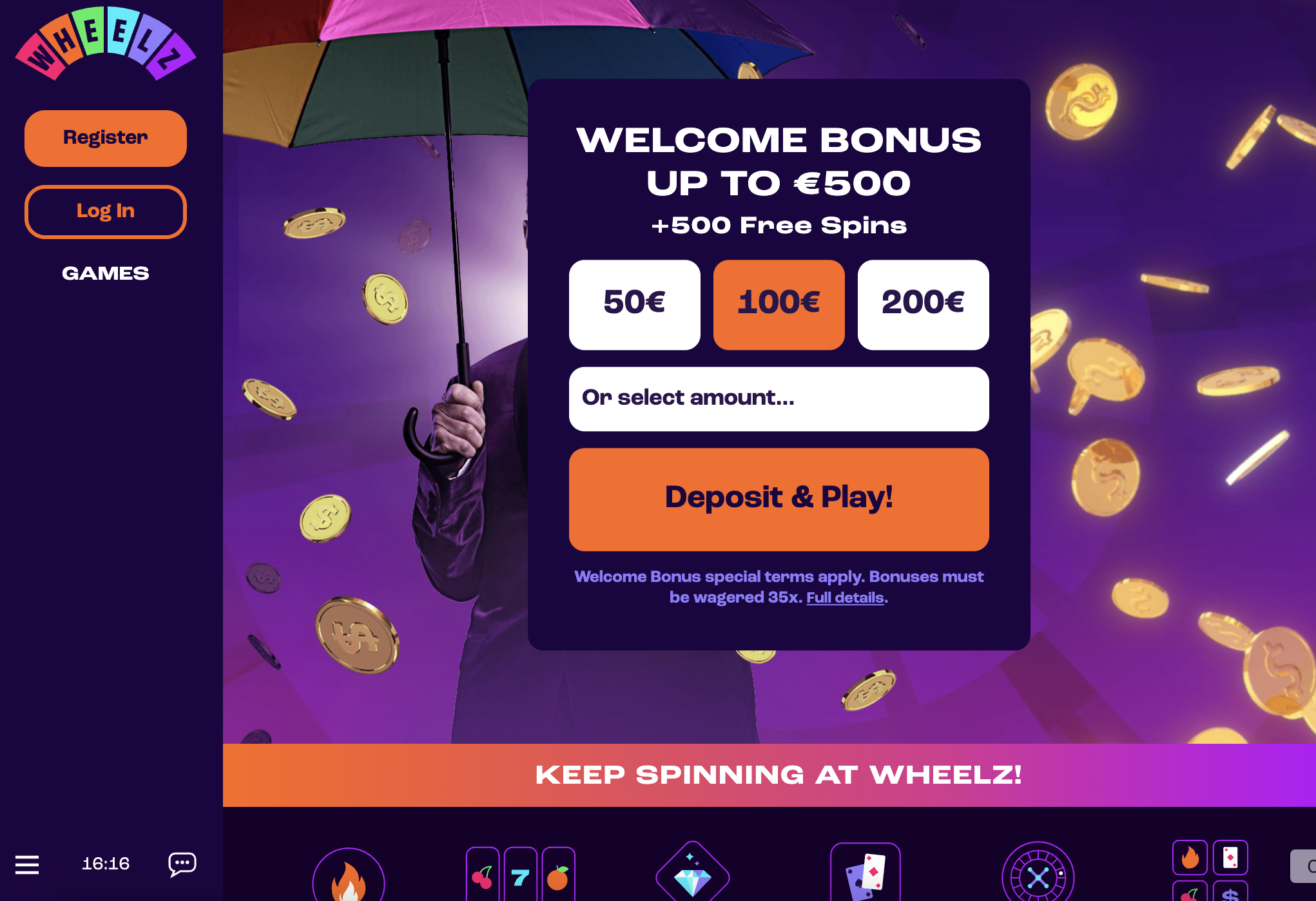 Wheelz Homepage
