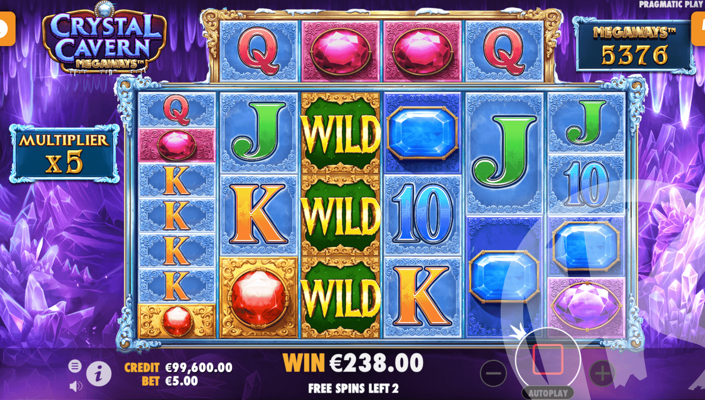 Wilds Continue to Expand During Free Spins