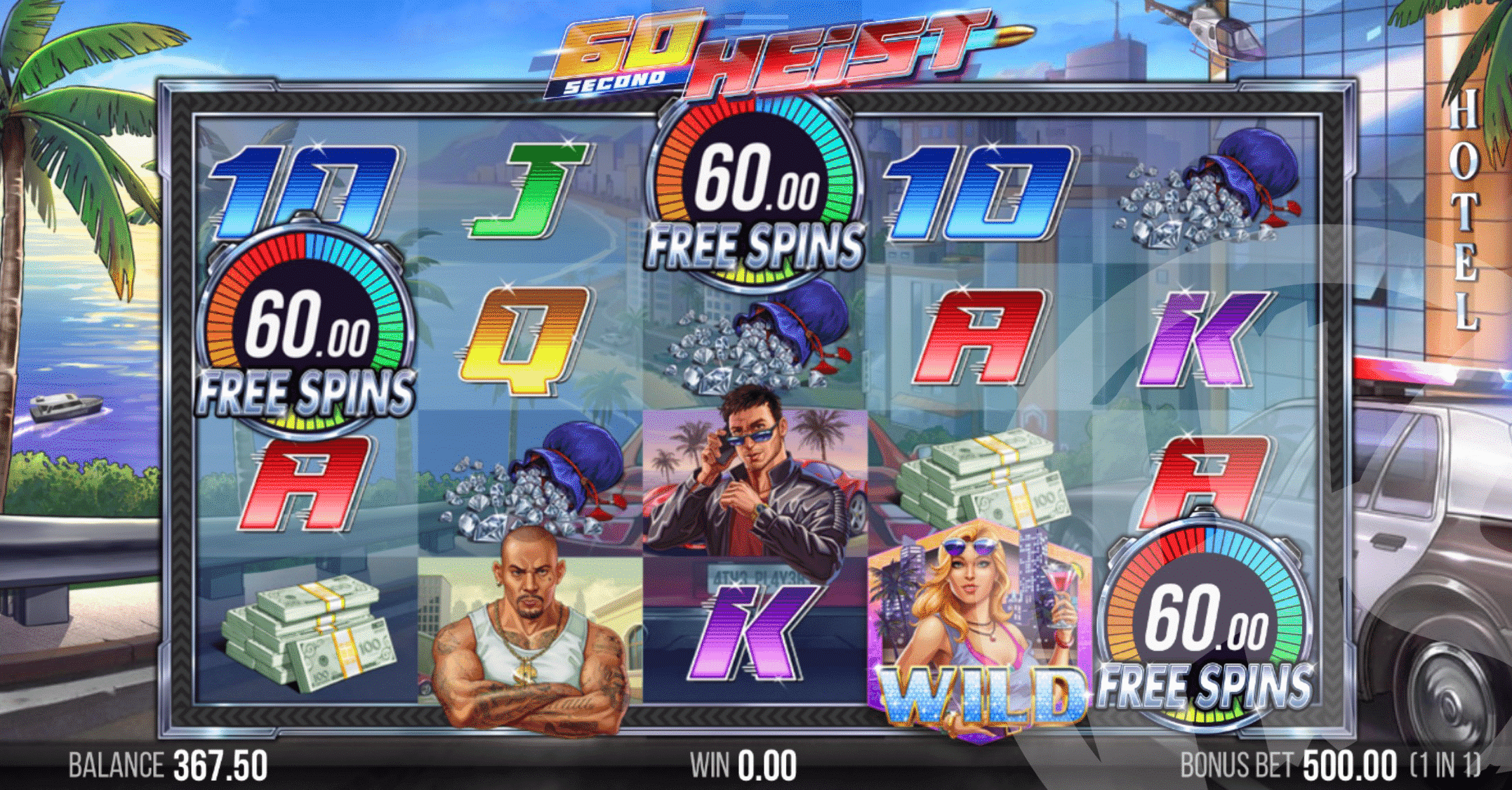 3 Scatters Trigger Free Spins