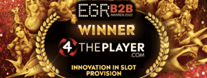 4ThePlayer Wins the top and highly contested EGR Innovation in Slot Award