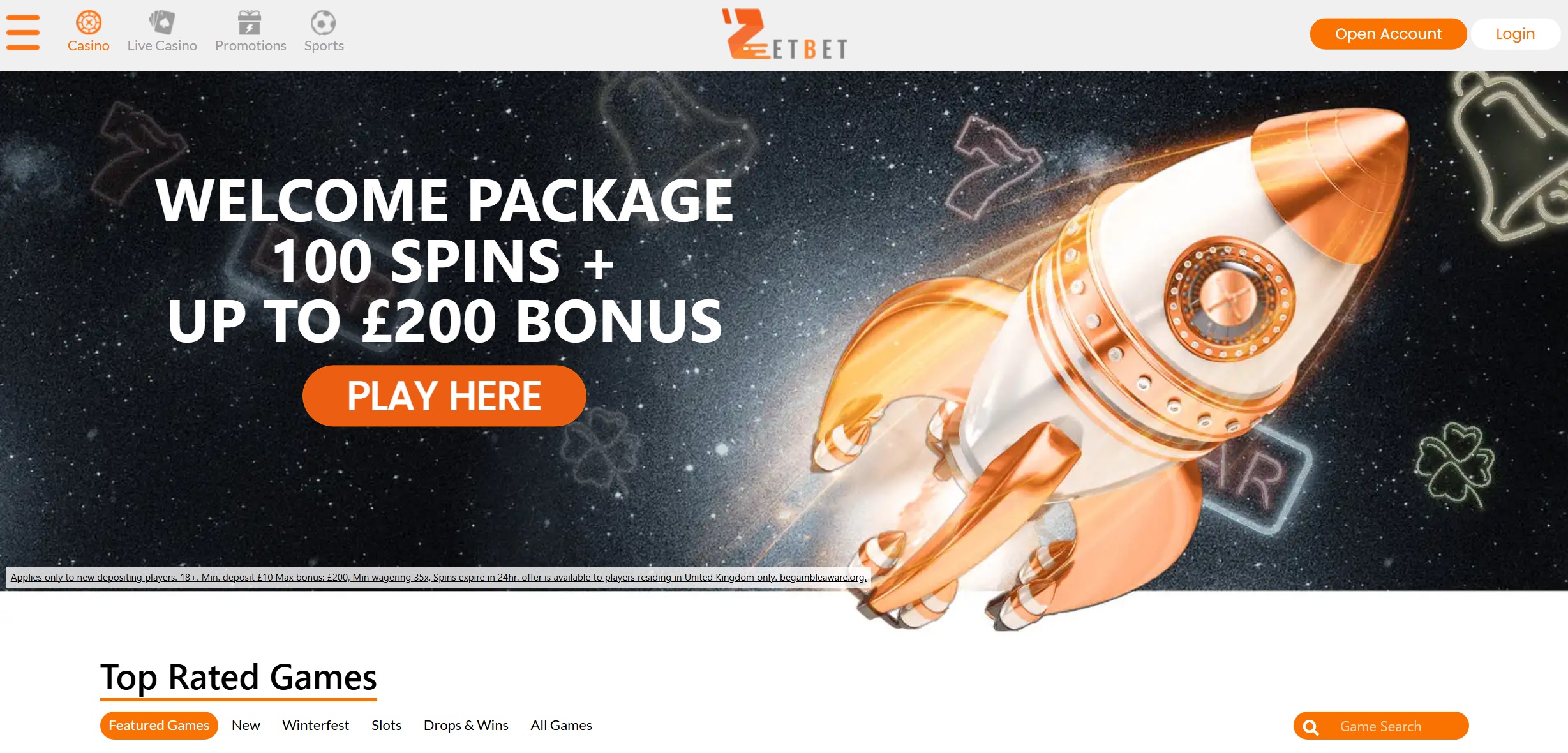 ZetBet Welcome Bonus