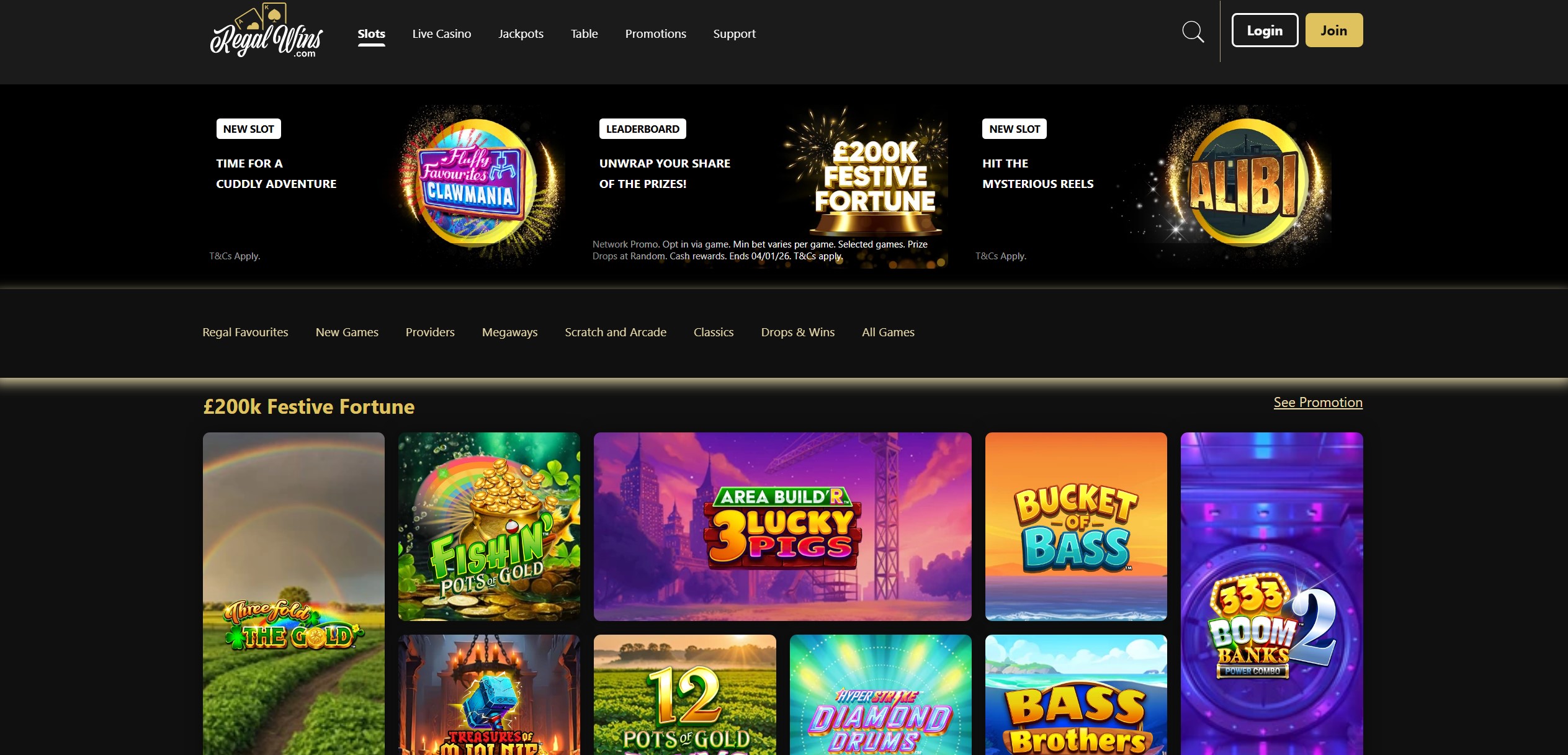 Regal Wins Slot Selection