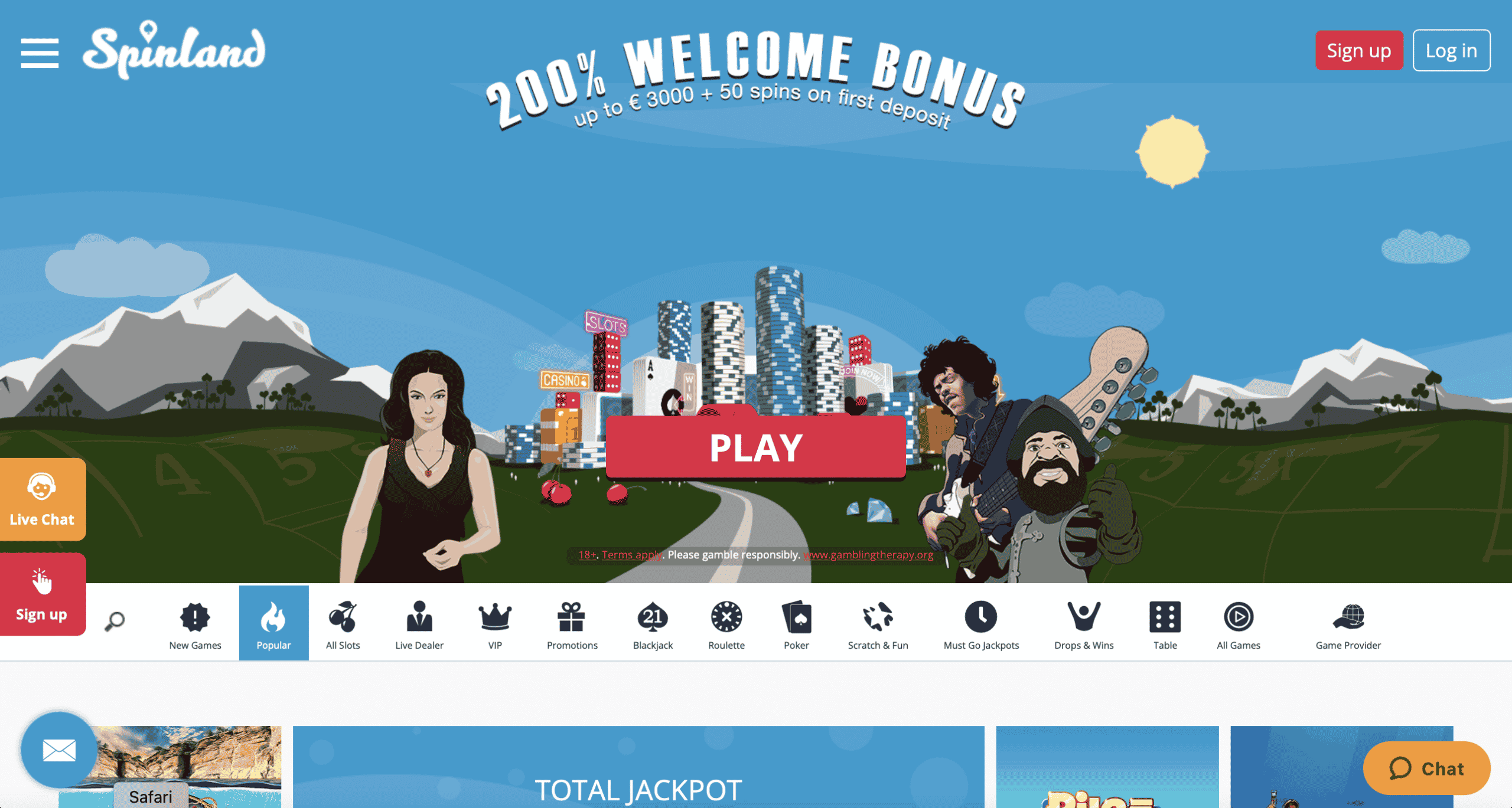 Spinland Homepage