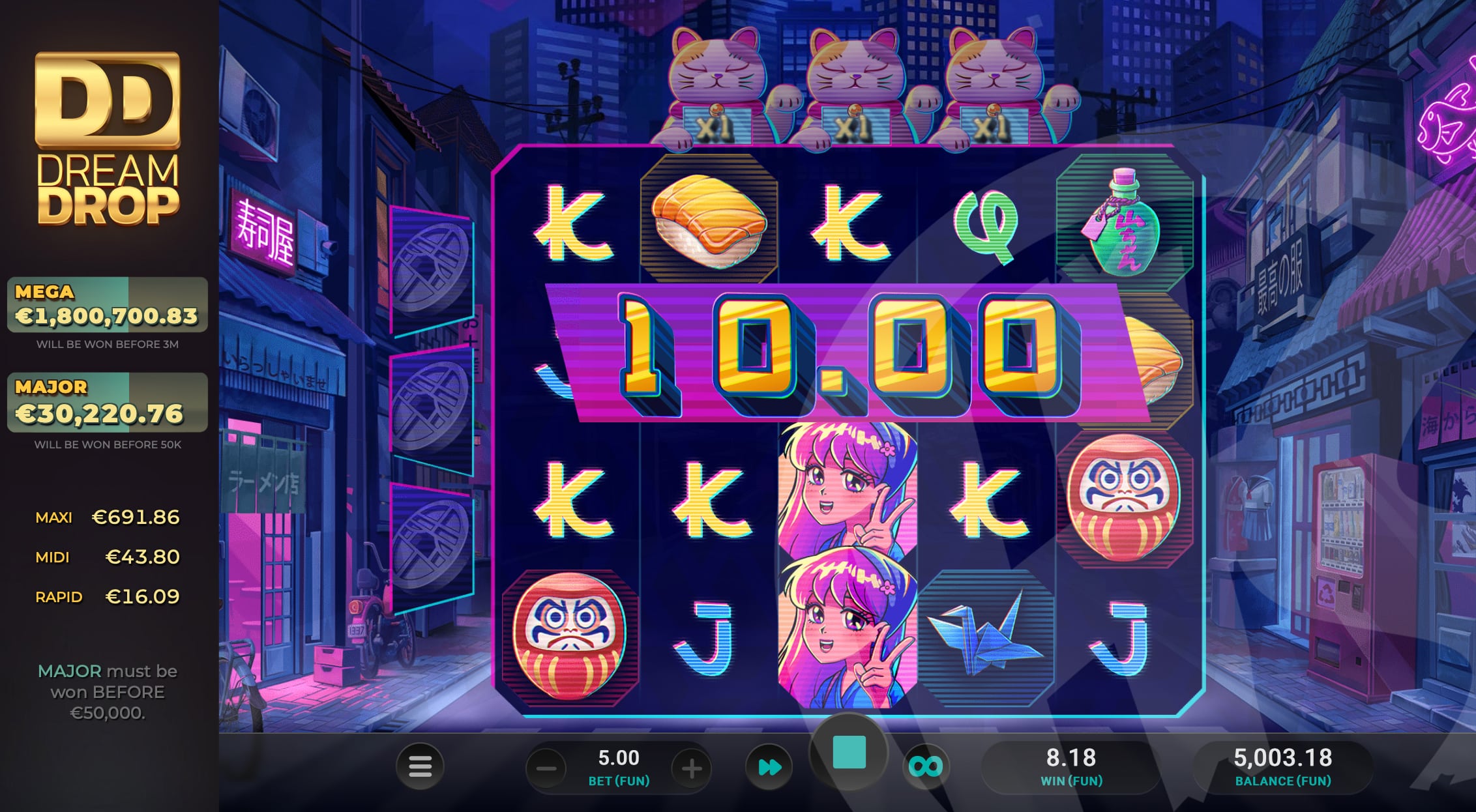 Neko Night Features 1,024 Ways to Win