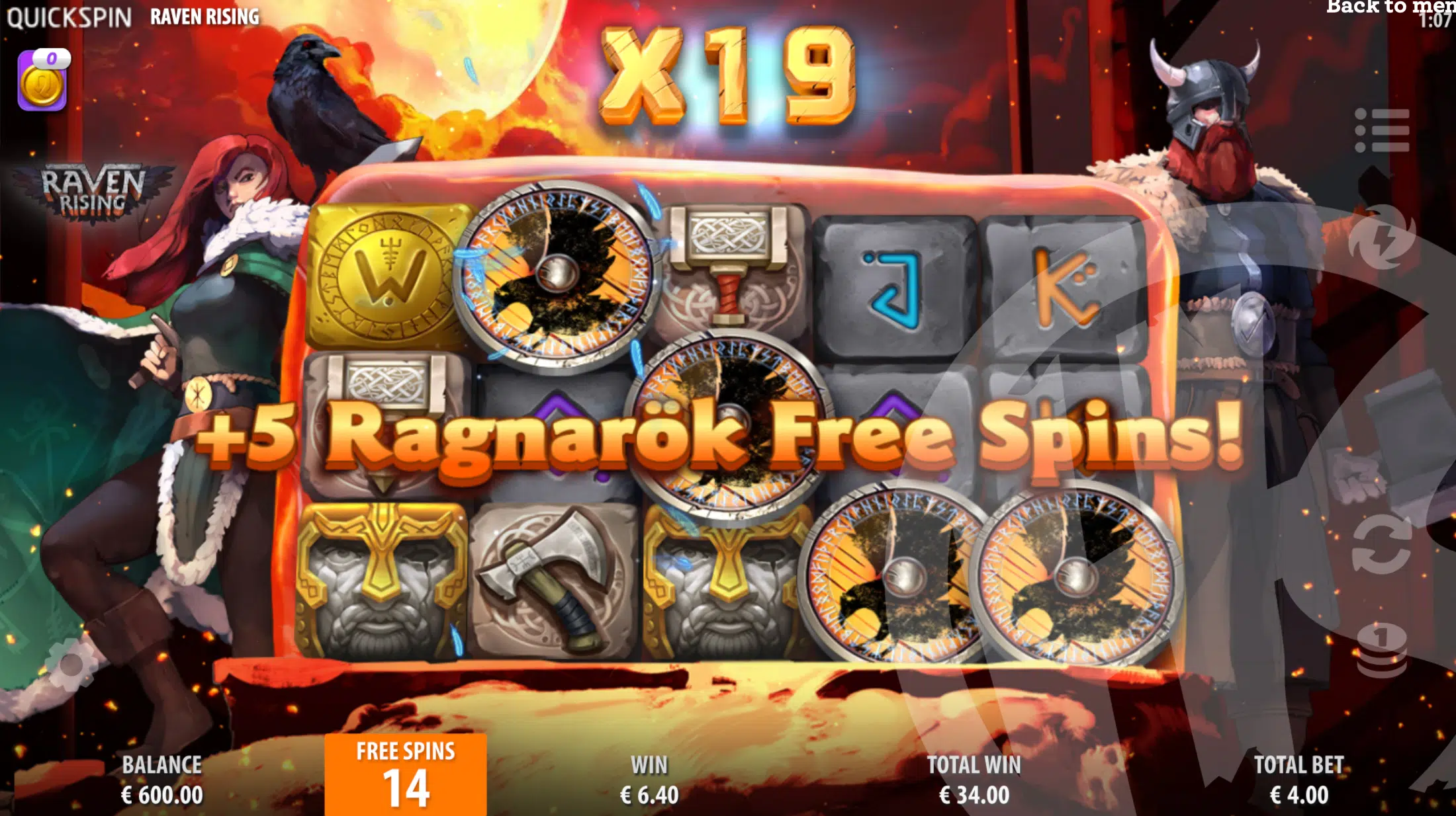 Land 3 or More Scatters to Re-trigger Free Spins