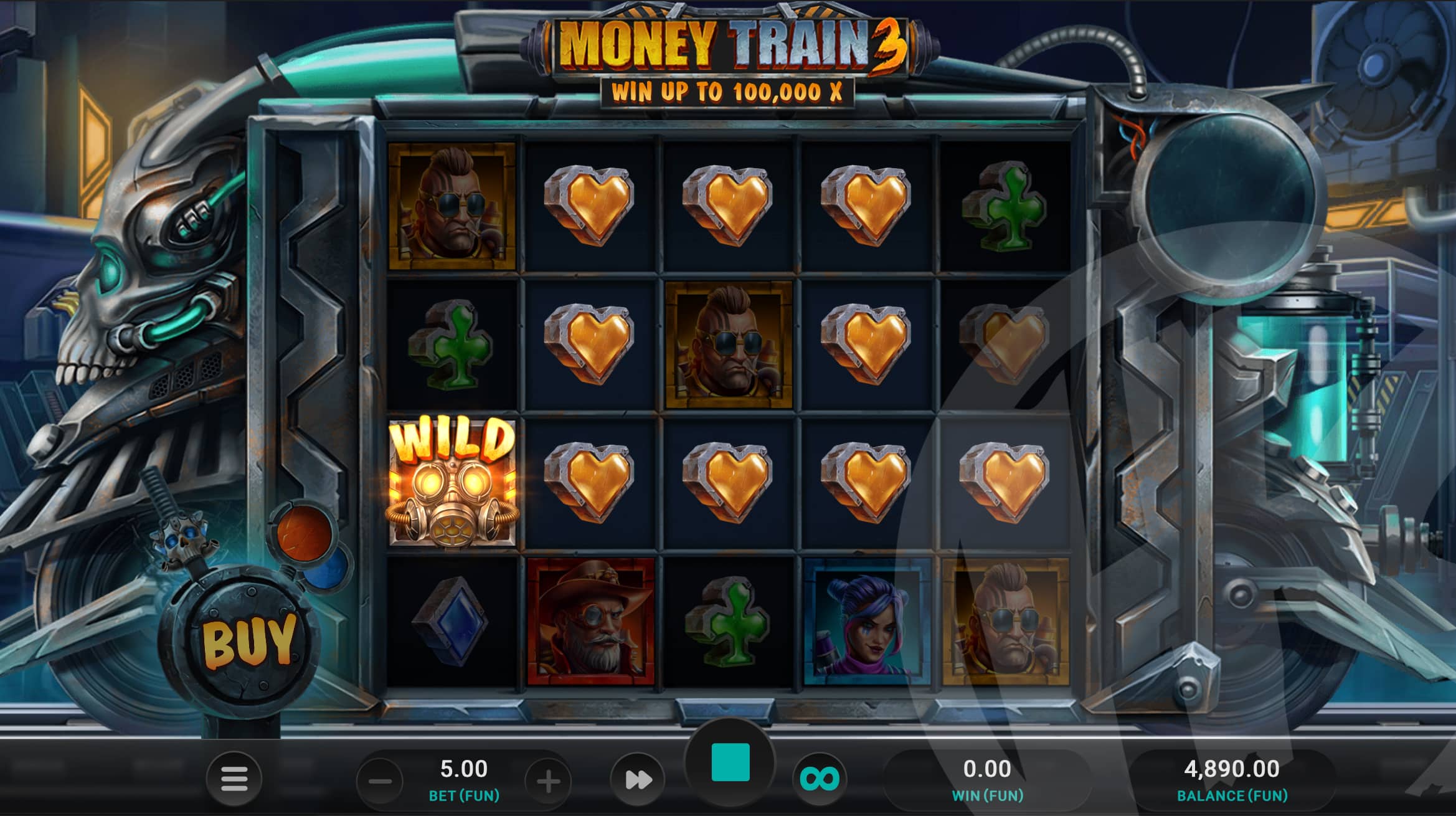 Money Train 3 Features 40 Fixed Win Lines