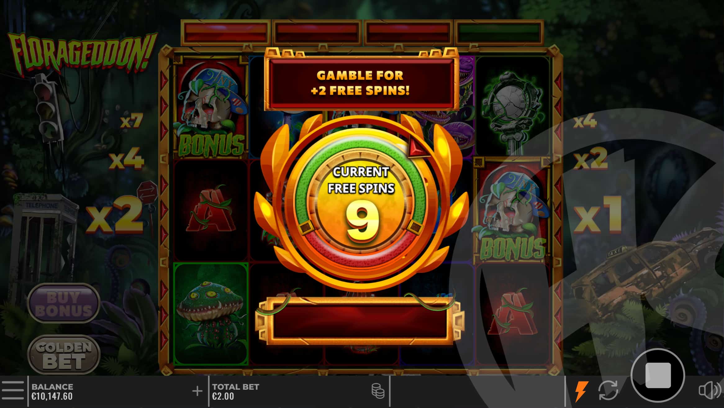 Gamble Up To 16 Free Spins