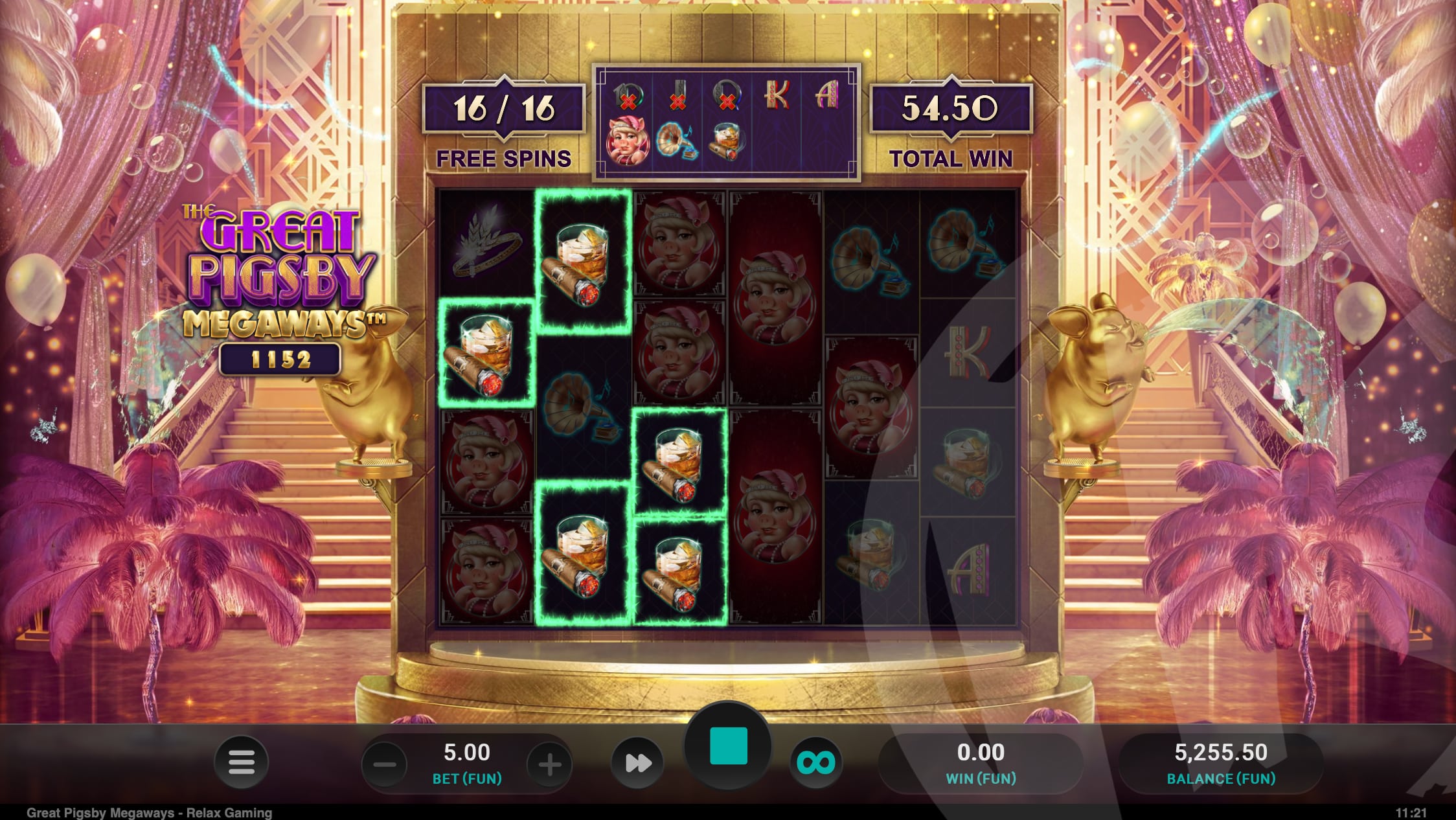 The Great Pigsby Megaways Free Spins