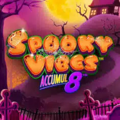 Spooky Vibes Accumul8 Logo