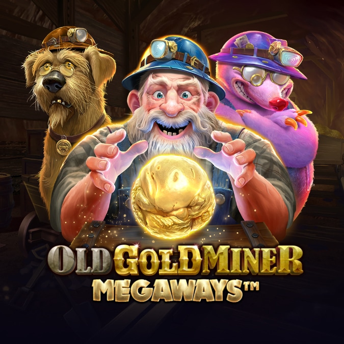 Old Gold Miner Megaways Logo