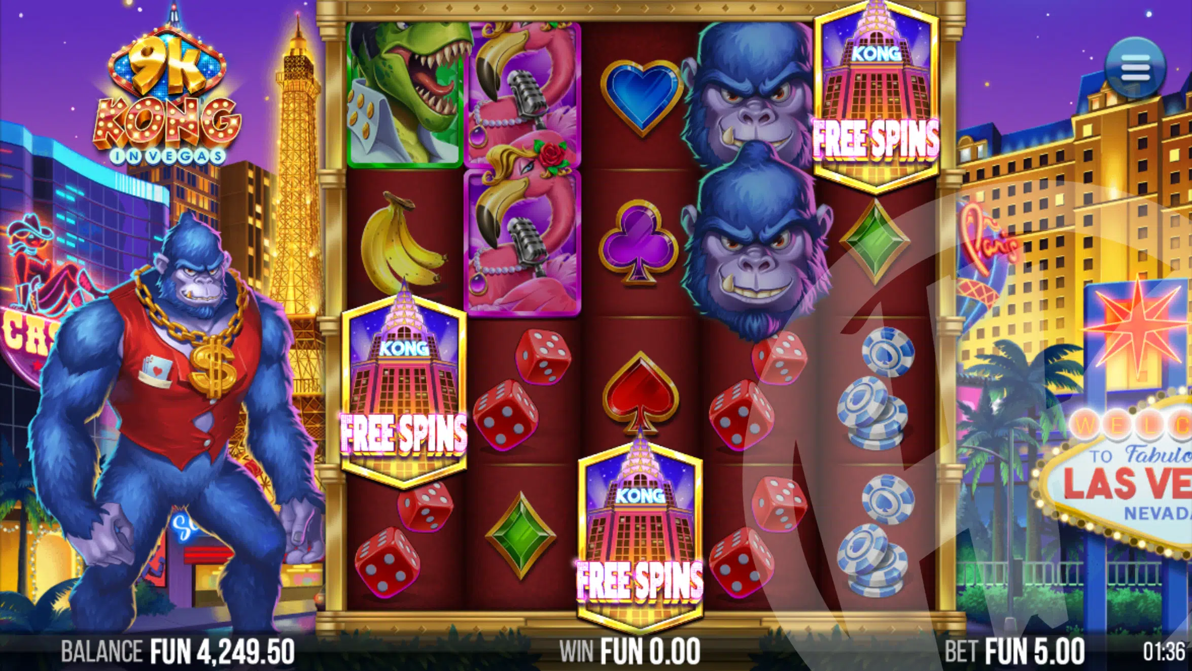 3 Scatters Trigger 10 Free Spins