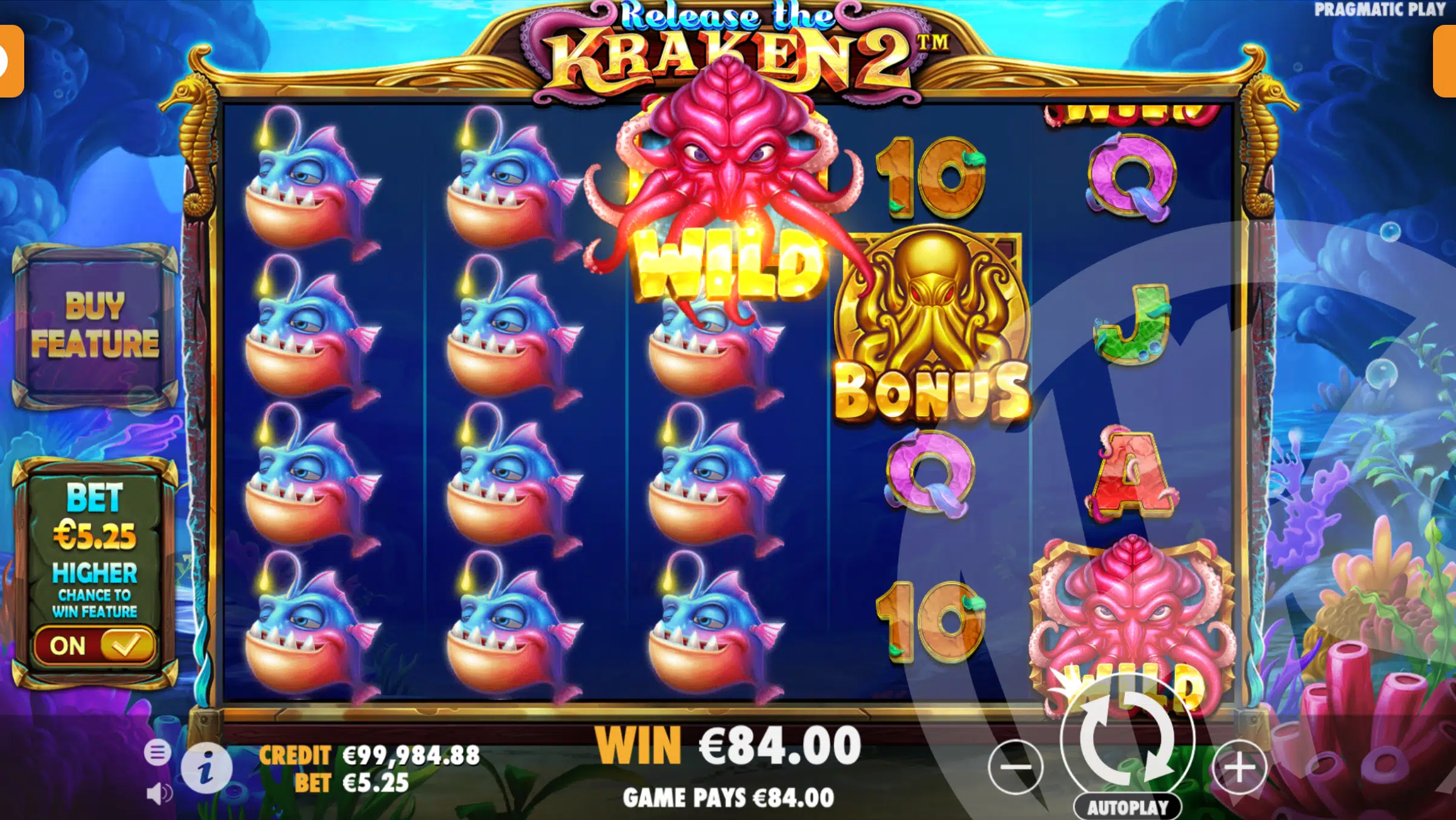 Release the Kraken 2 Offers Players 20-40 Fixed Win Lines