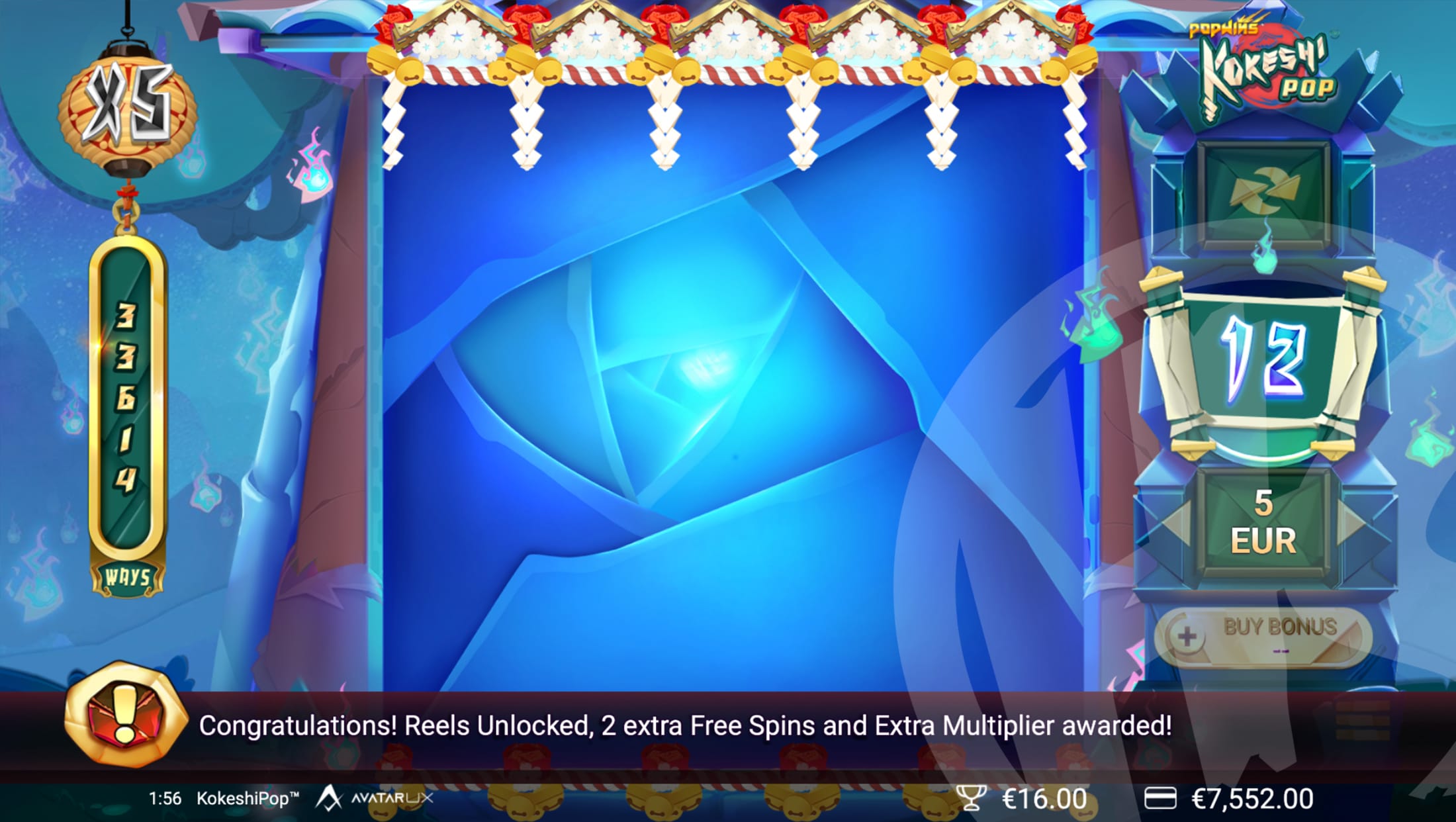 Unlocking all Reels in Free Spins Multiplies the Existing Multiplier by x5, x10, or x20, and Replaces All Symbols