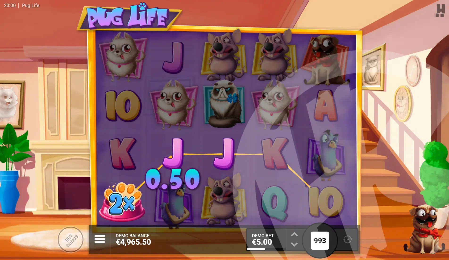 Pug Life Offers Players 16 Fixed Win Lines