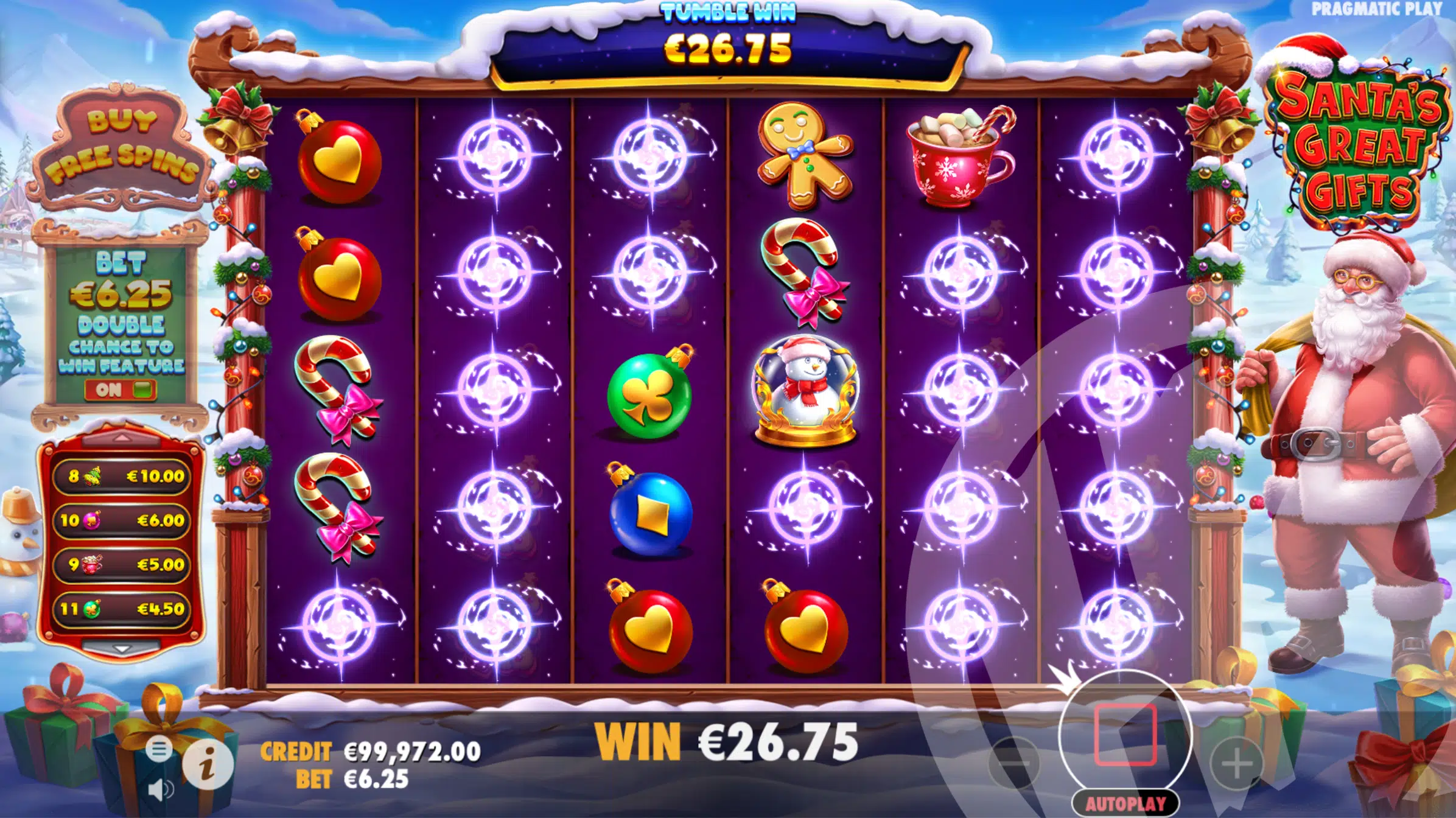 Gifts From Santa Slot by Dragongaming Free Demo Play