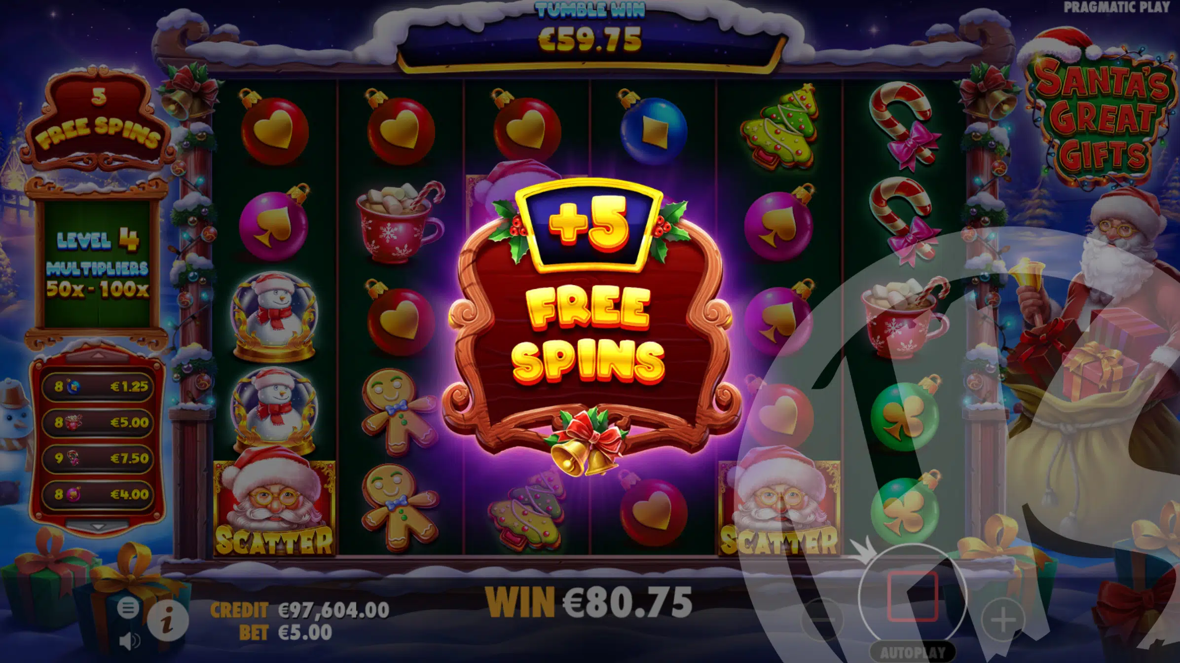 Land 3 or More Scatters During Free Spins to Trigger an Additional +5 Spins
