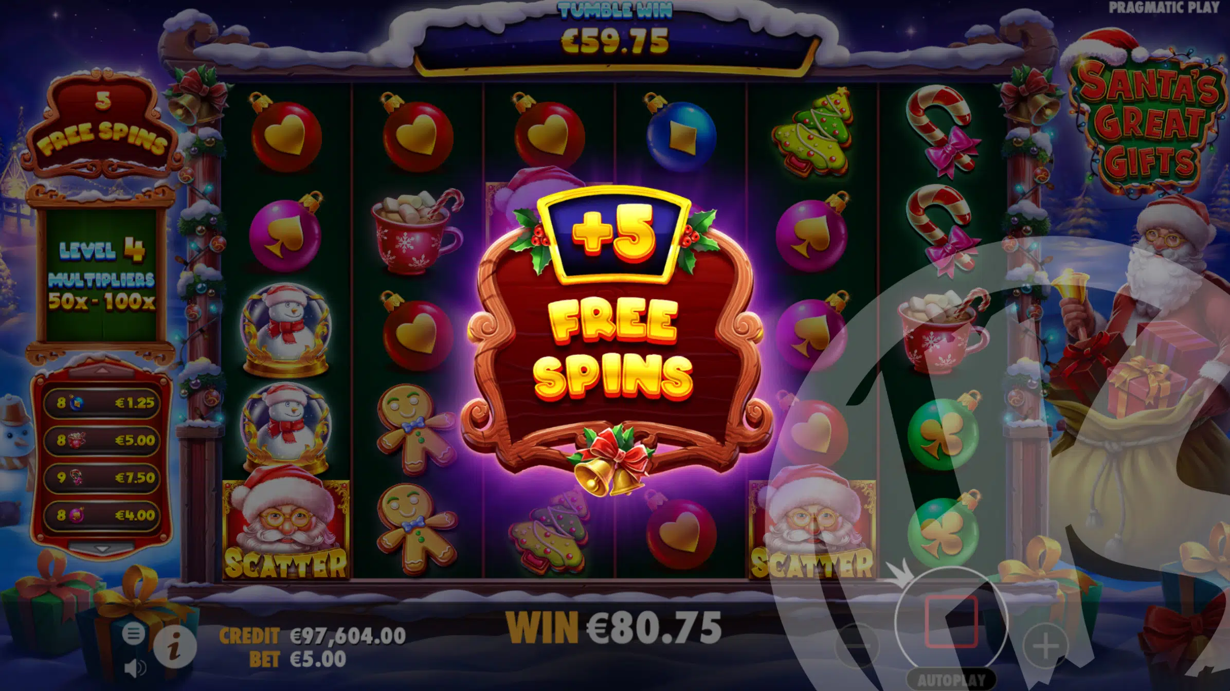 Gifts From Santa Slot by Dragongaming Free Demo Play