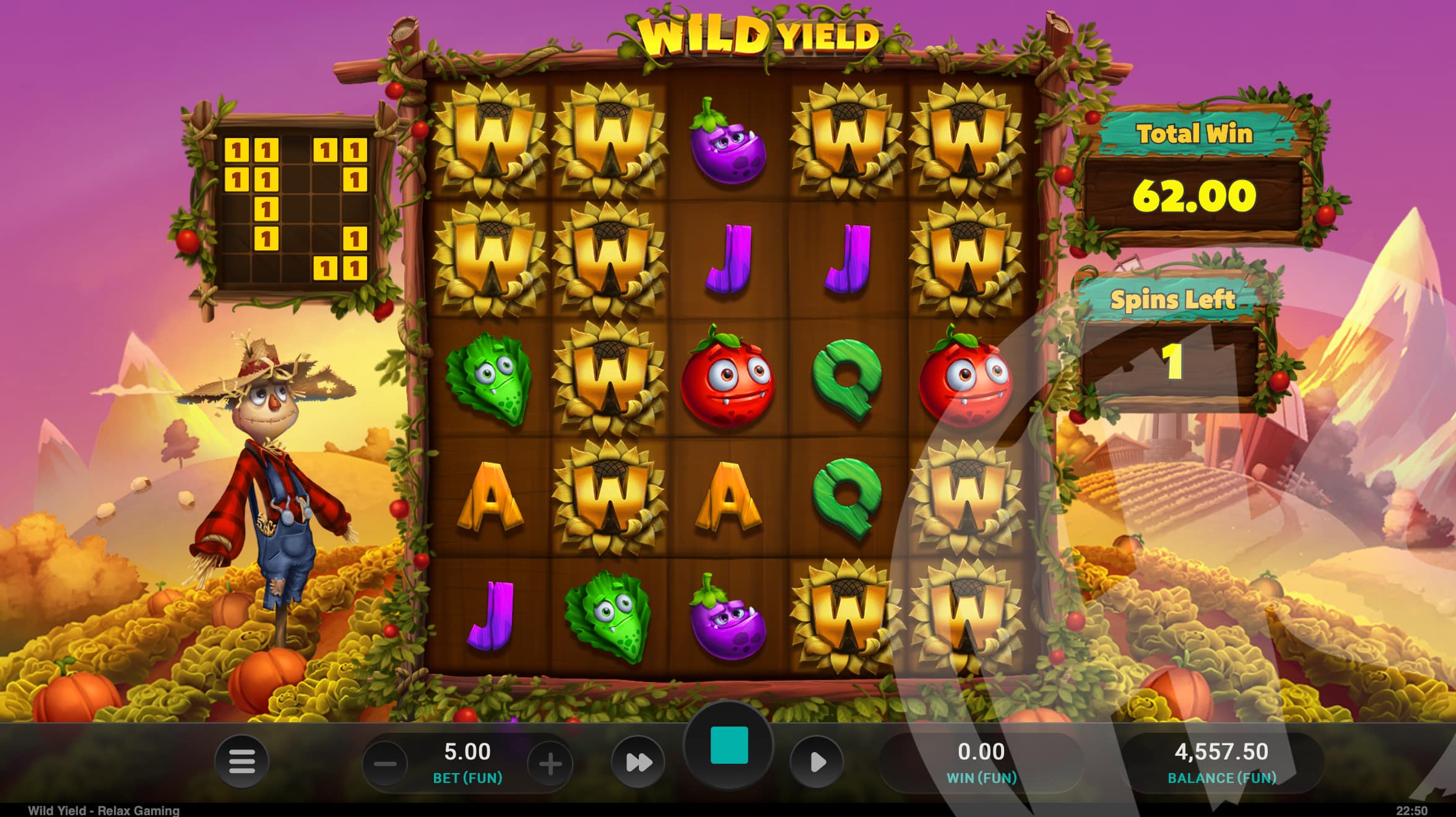 Wild Yield Free Spins
