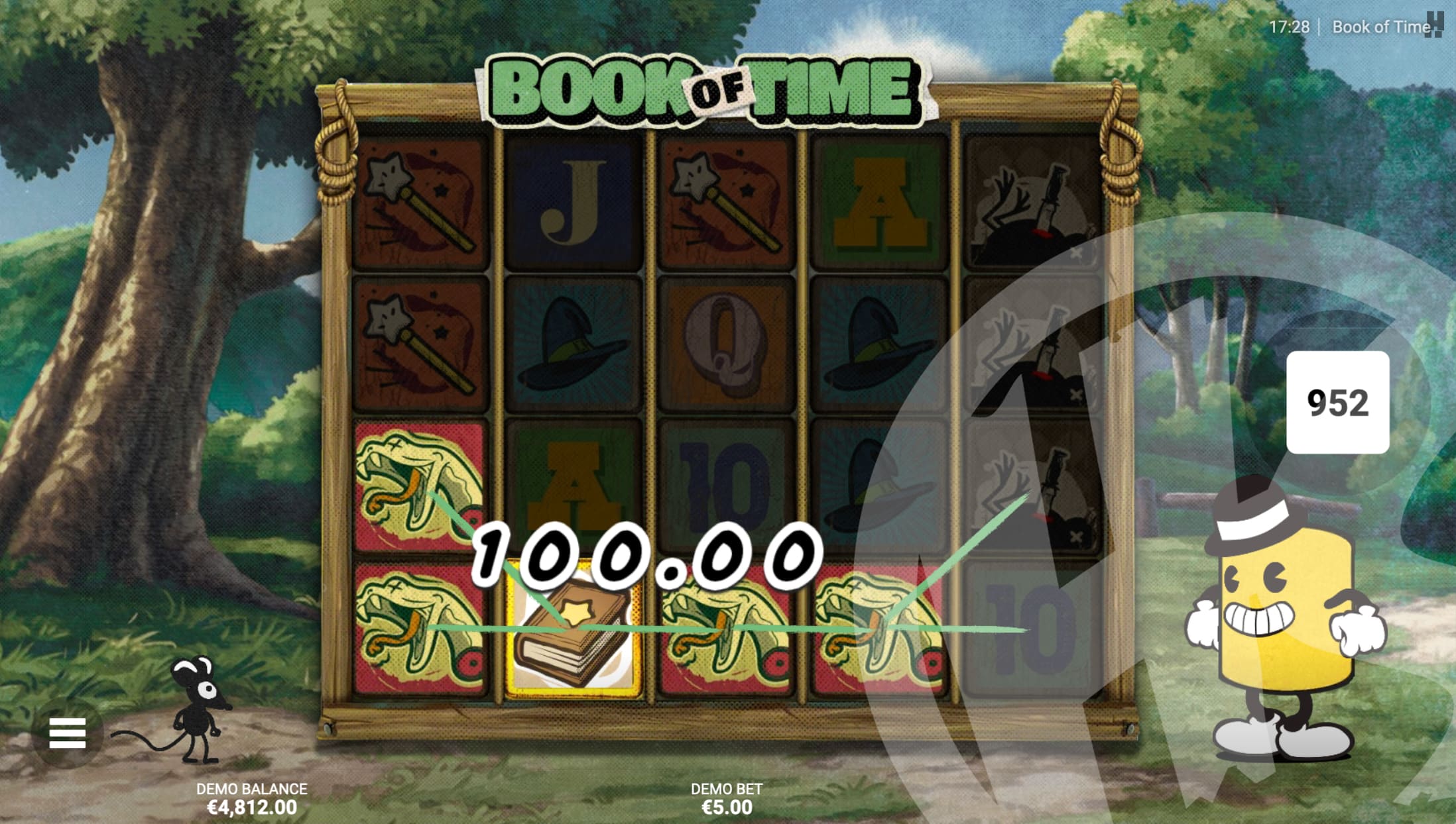 Book of Time Offers Players 20 Fixed Win Lines