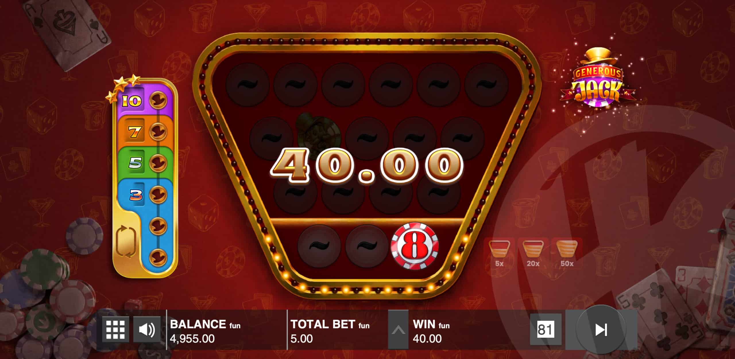 Win What You See With Bet Multiplier Chips