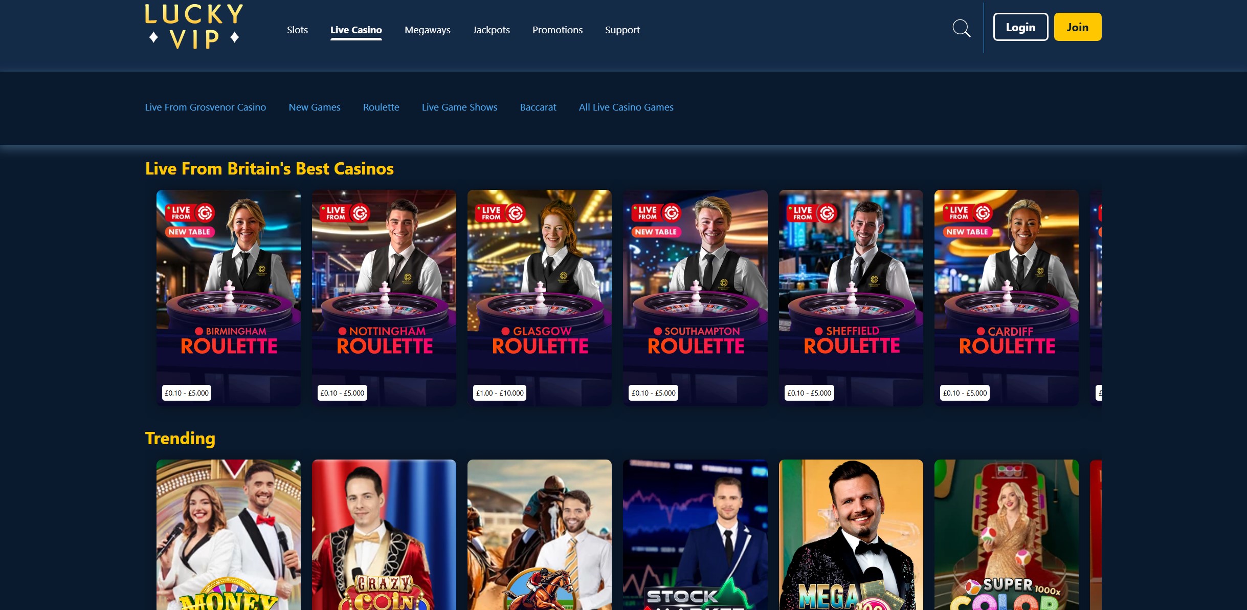 Lucky VIP Live Casino