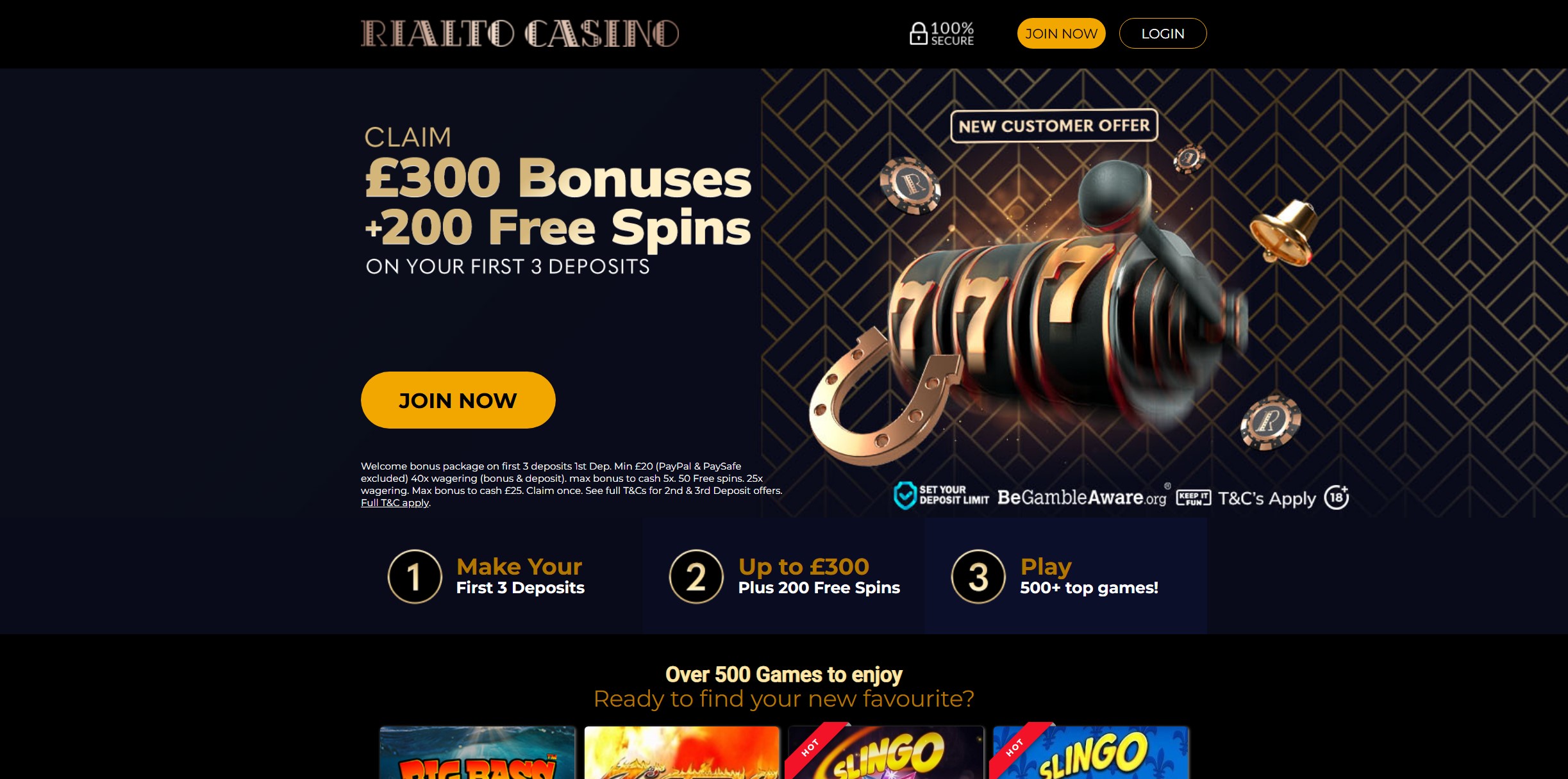 Rialto Casino Welcome Bonus