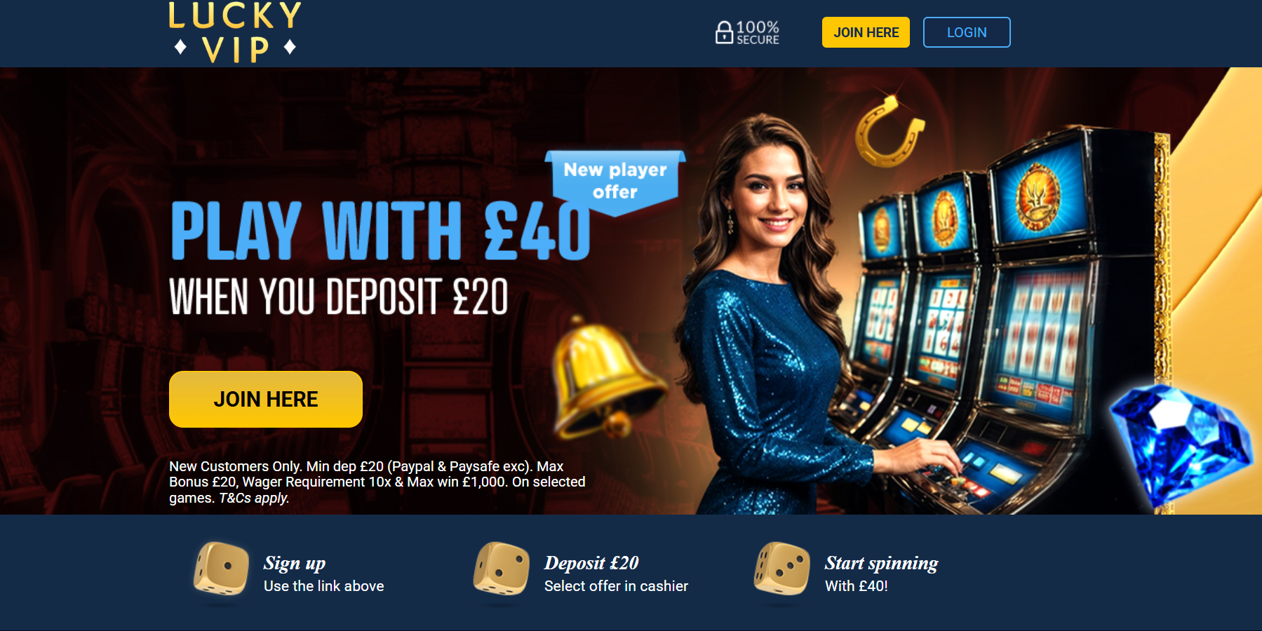 lucky vip new welcome offer