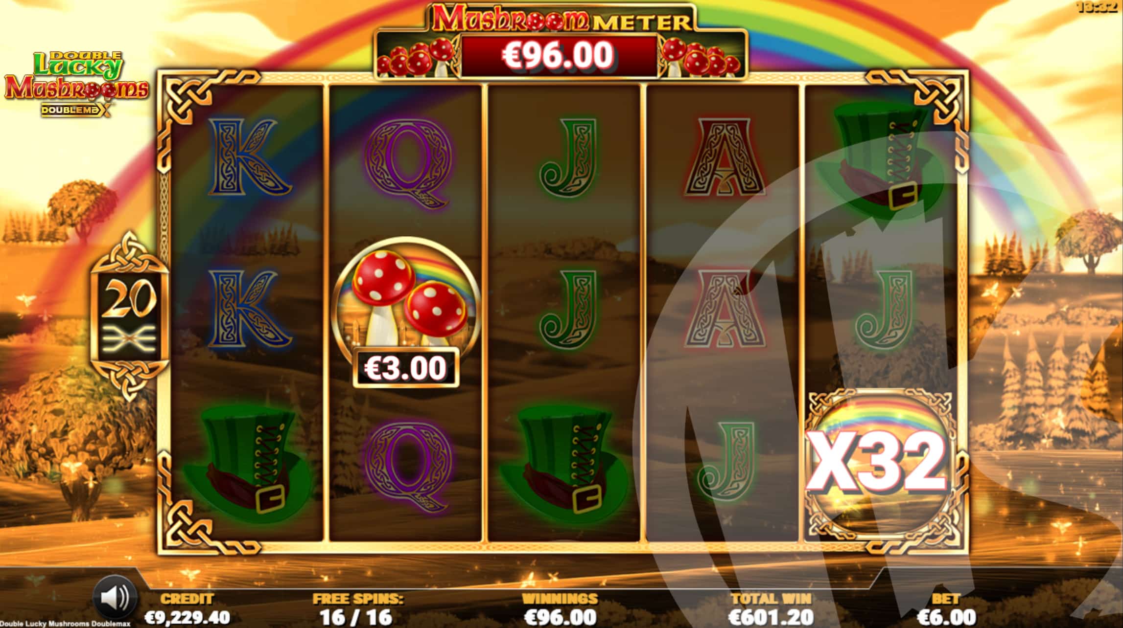 Double Lucky Mushrooms DoubleMax Free Spins