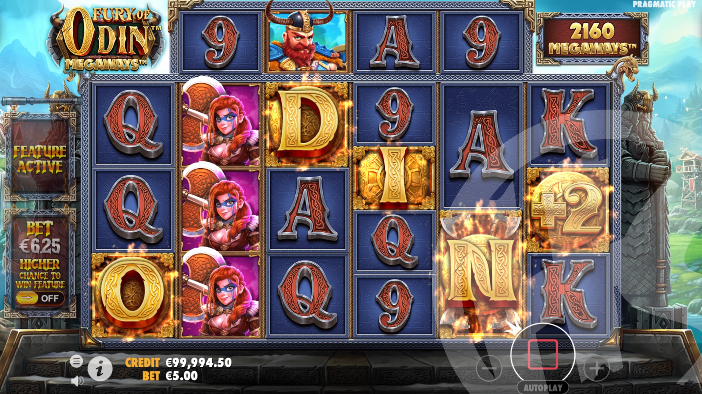 Land ODIN Scatters to Trigger 10 Free Spins