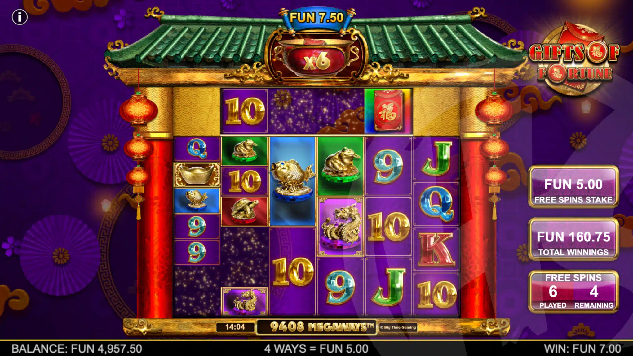Gifts of Fortune Free Spins