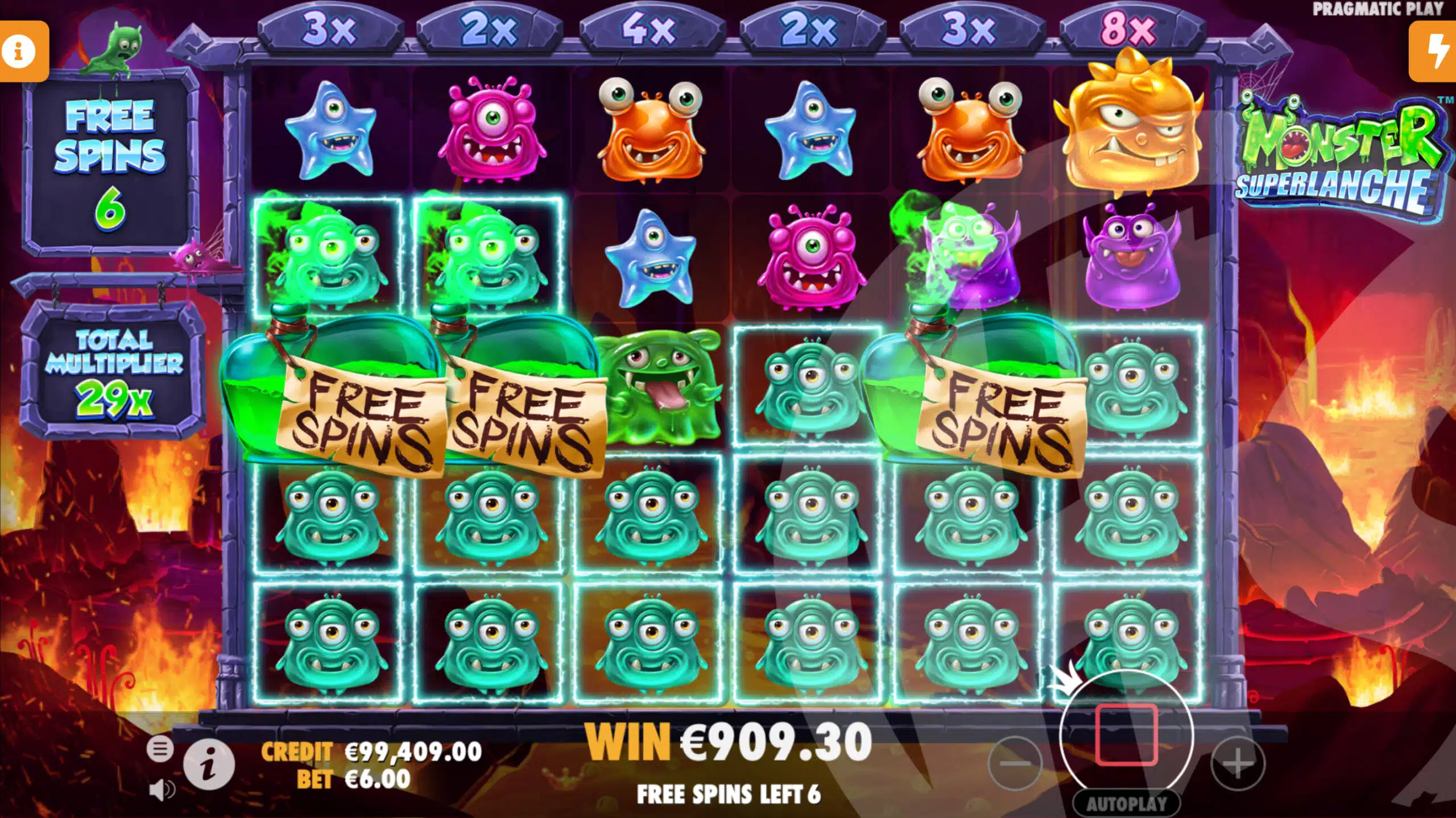Land 3 or More Scatters During Free Spins to Be Awarded Additional Spins