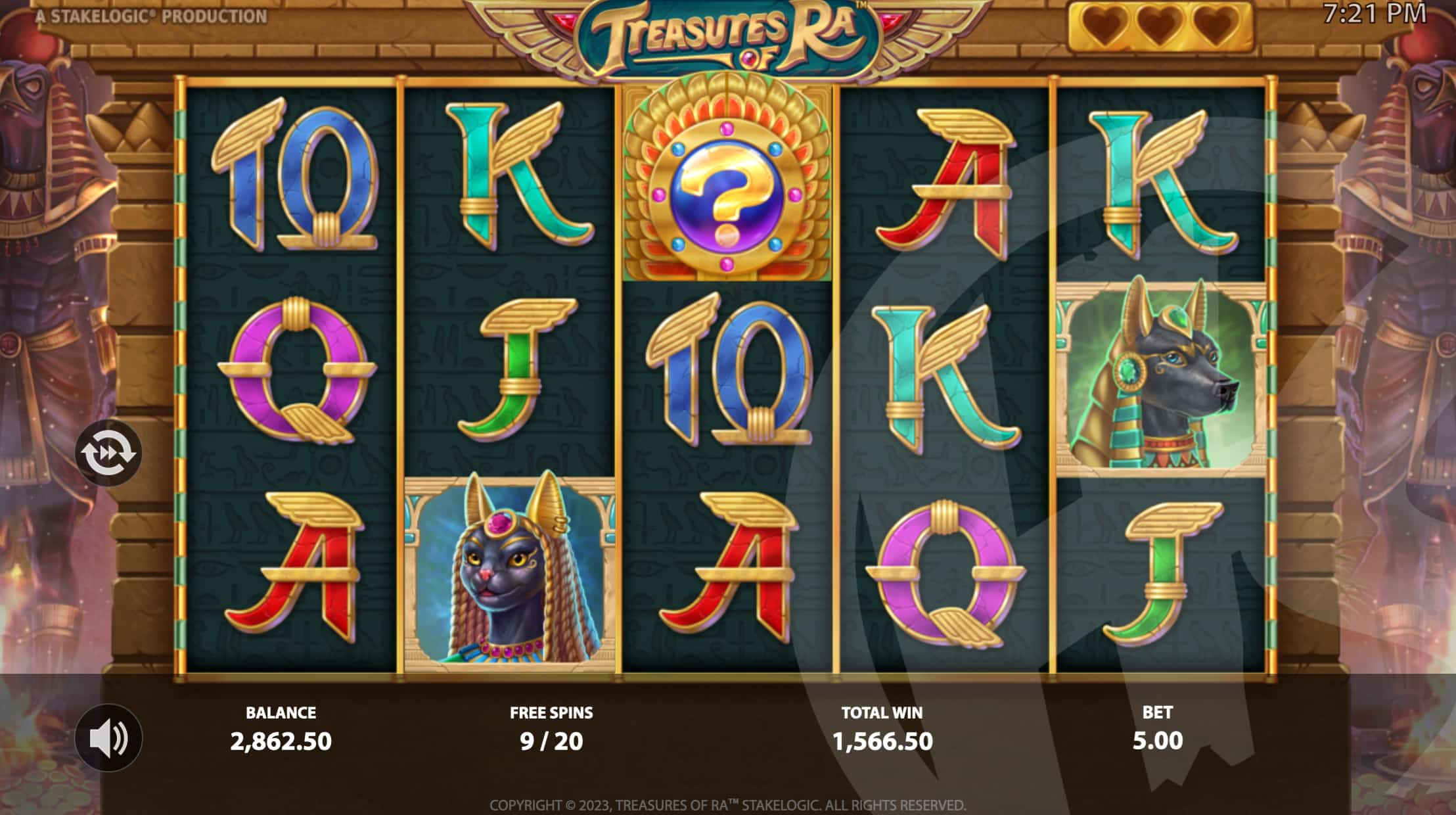 Treasures of Ra Mystery Feature