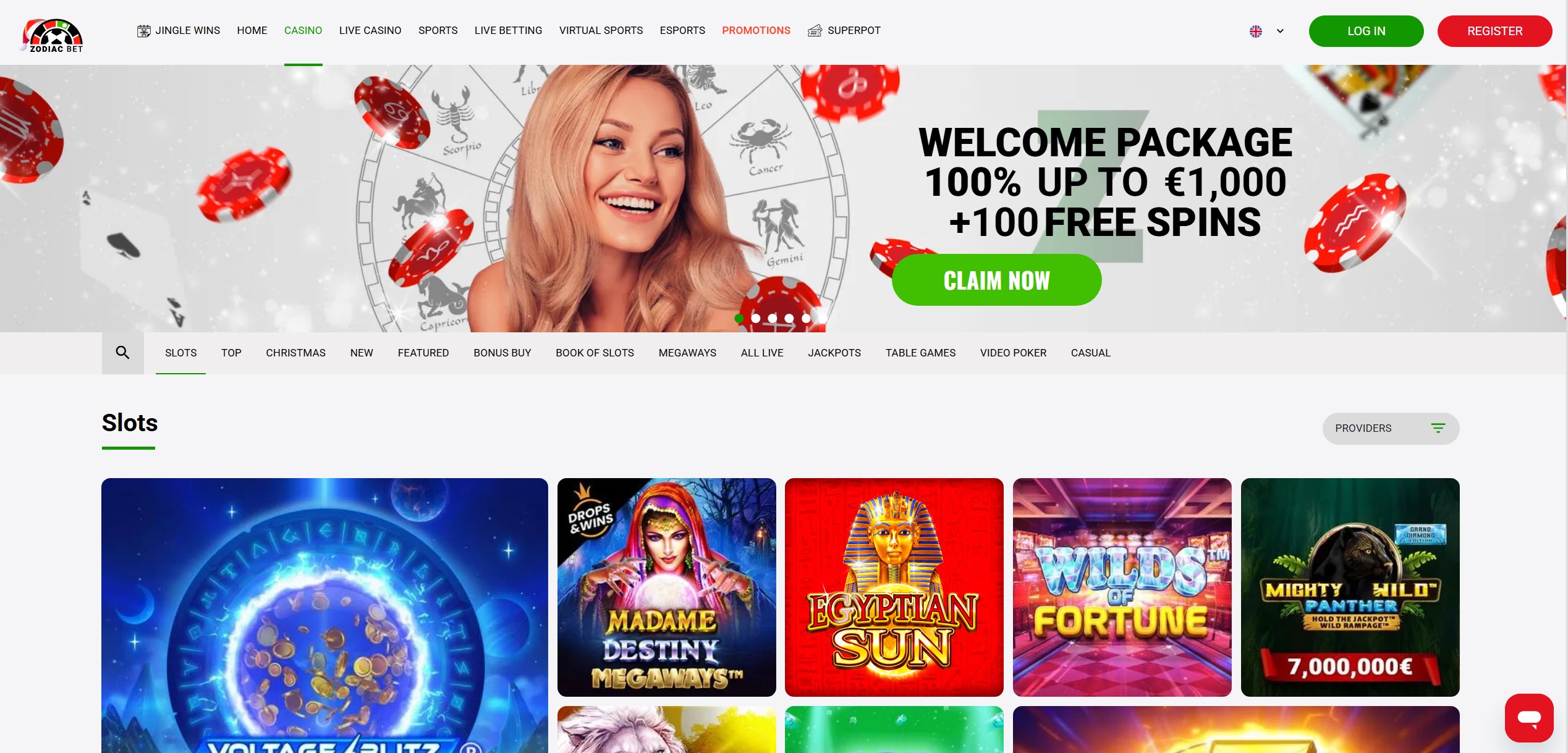 Zodiac Bet Homepage