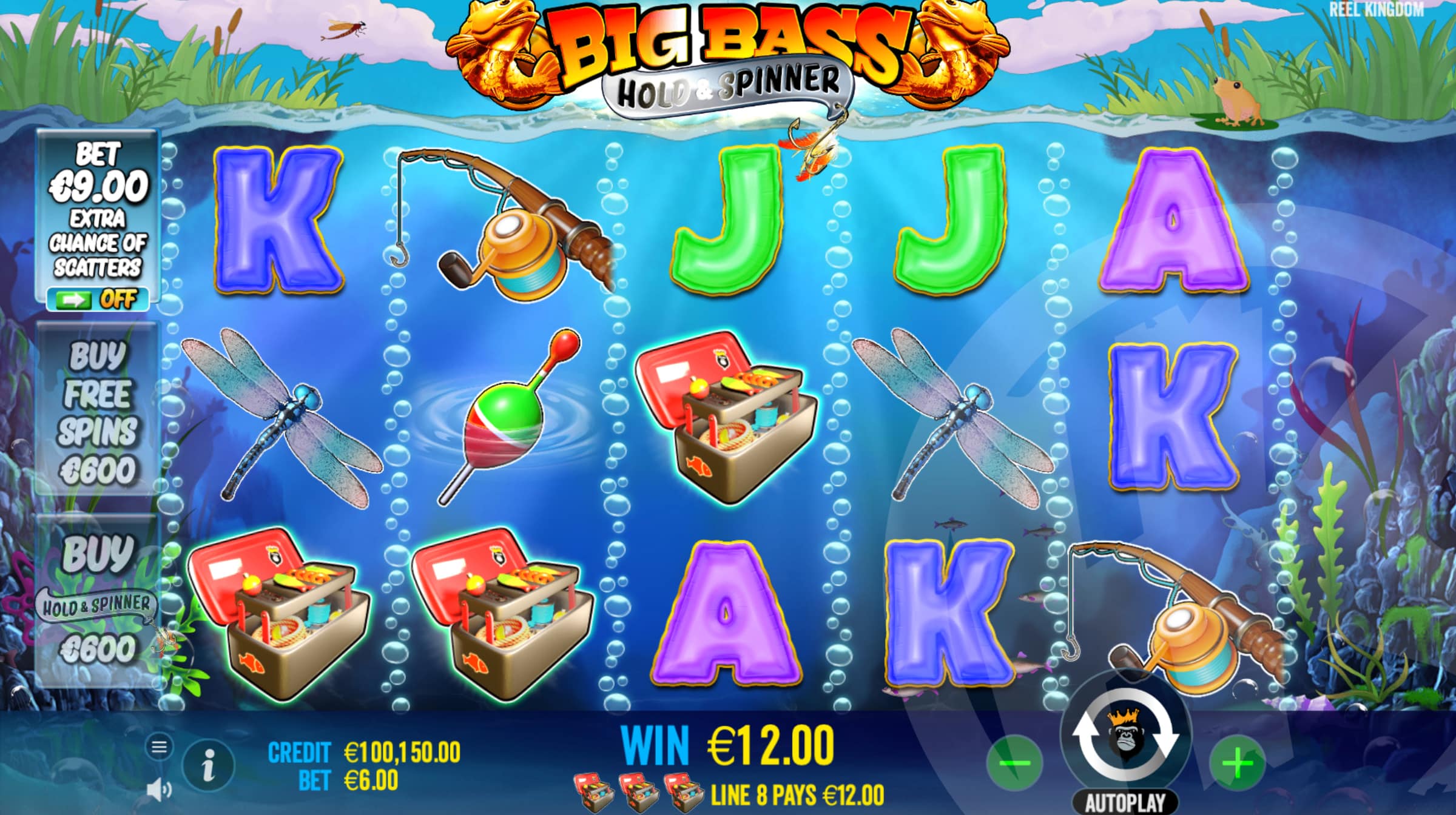 Big Bass Bonanza - Hold & Spinner Offers Players 10 Fixed Win Lines