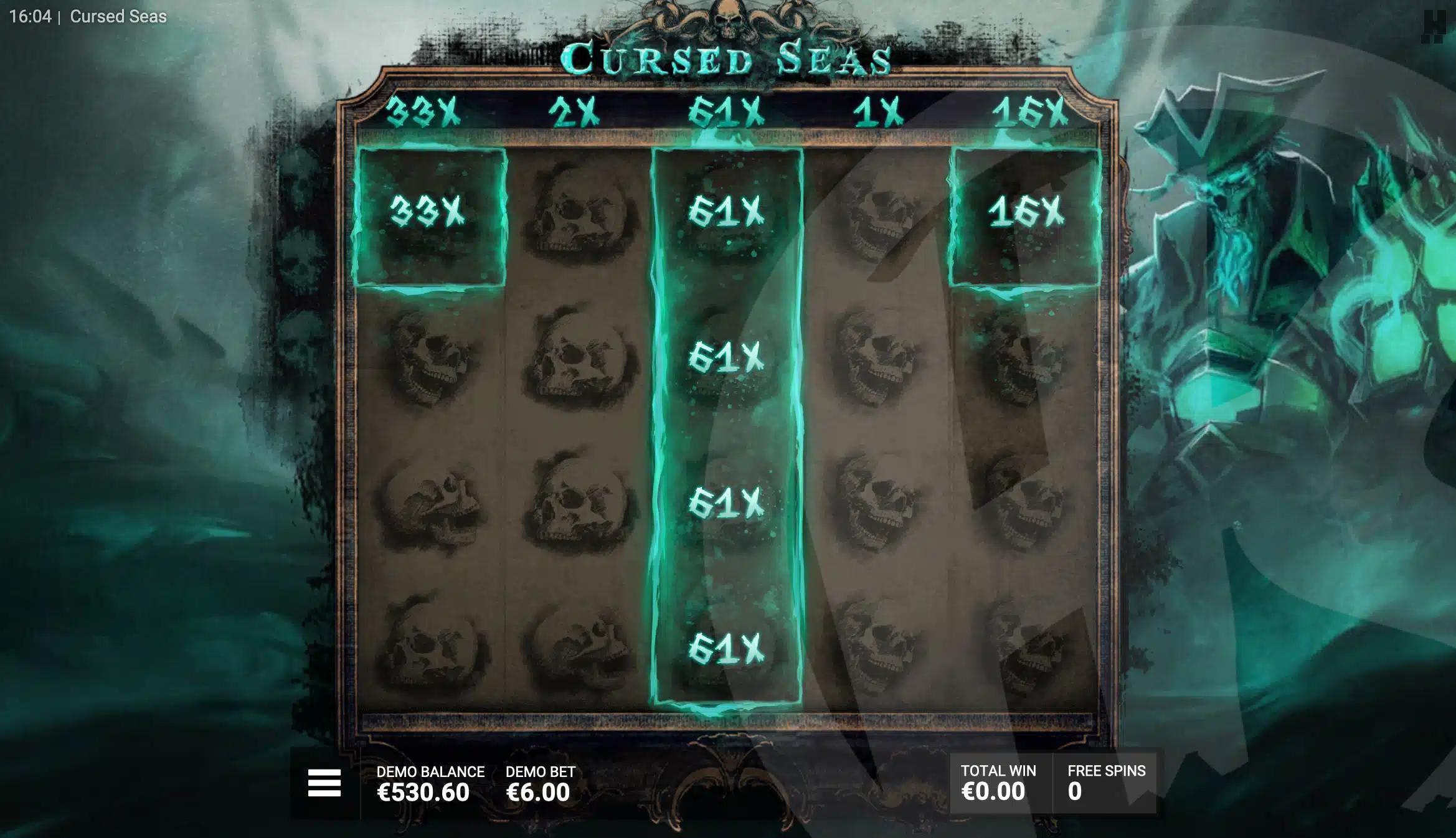 Cursed Seas Dead Men Tell No Tales Bonus Game