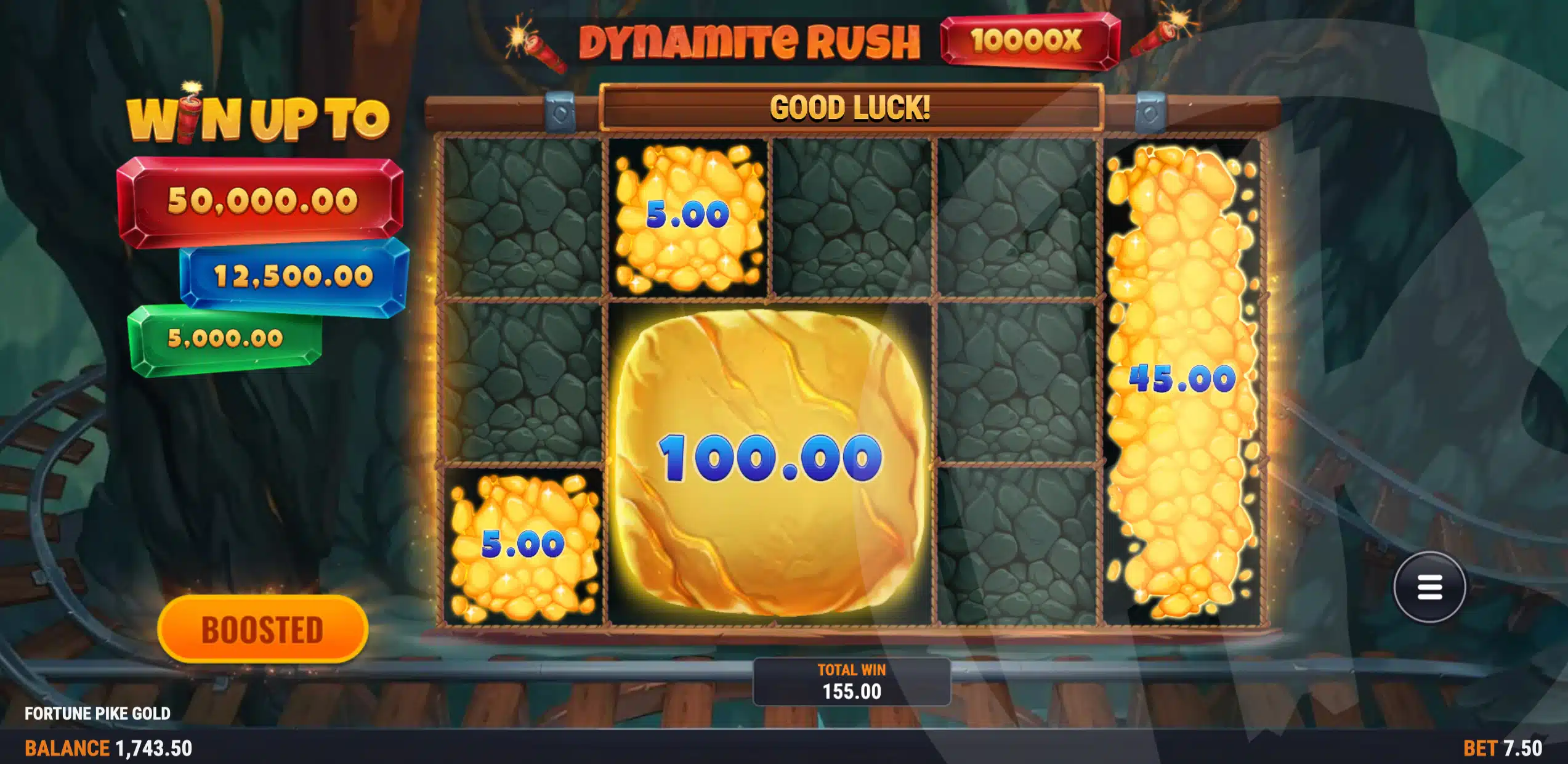 Fortune Pike Gold Dynamite Rush Game