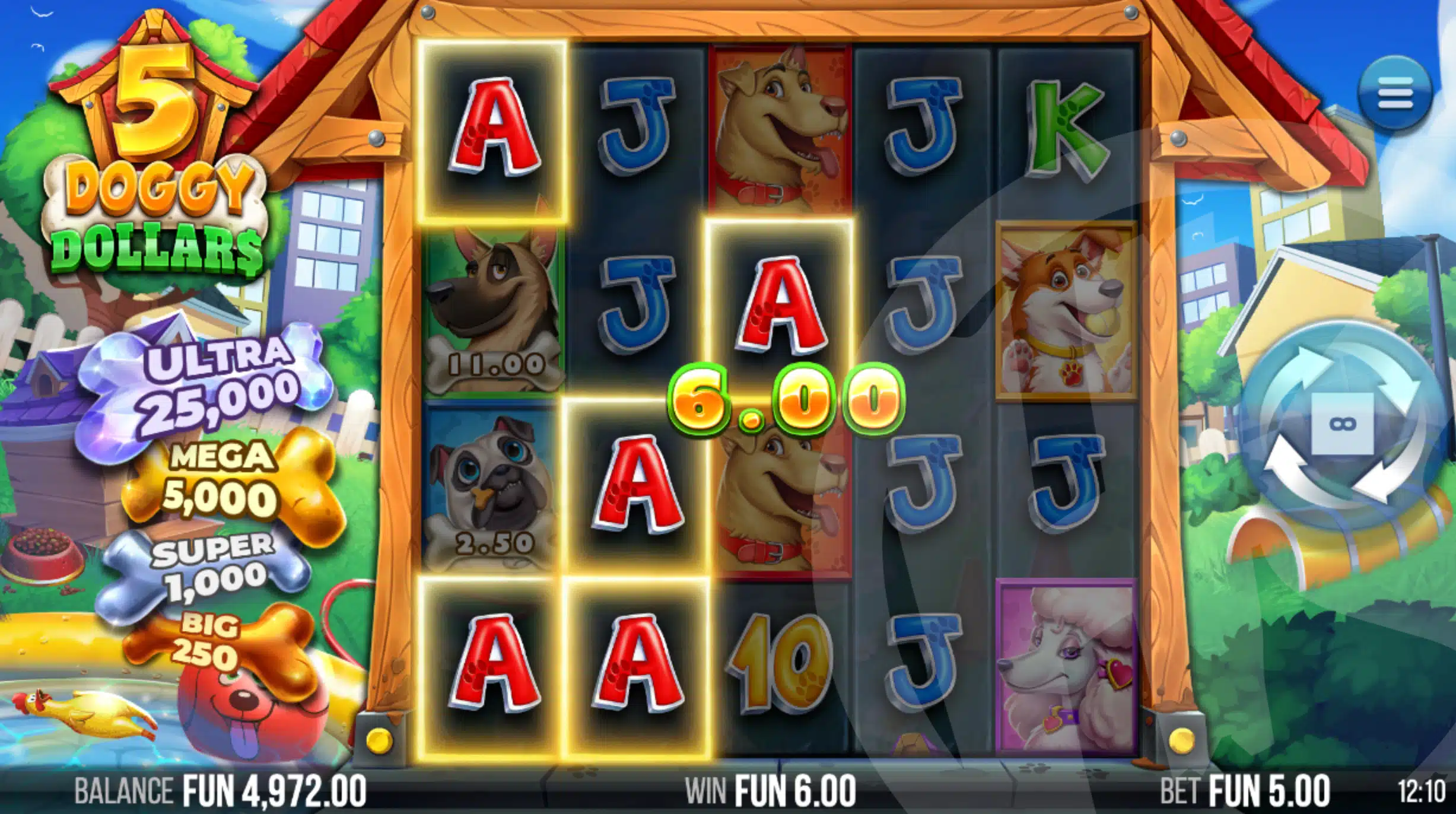 5 Doggy Dollars Offers Players 1,024 Ways to Win
