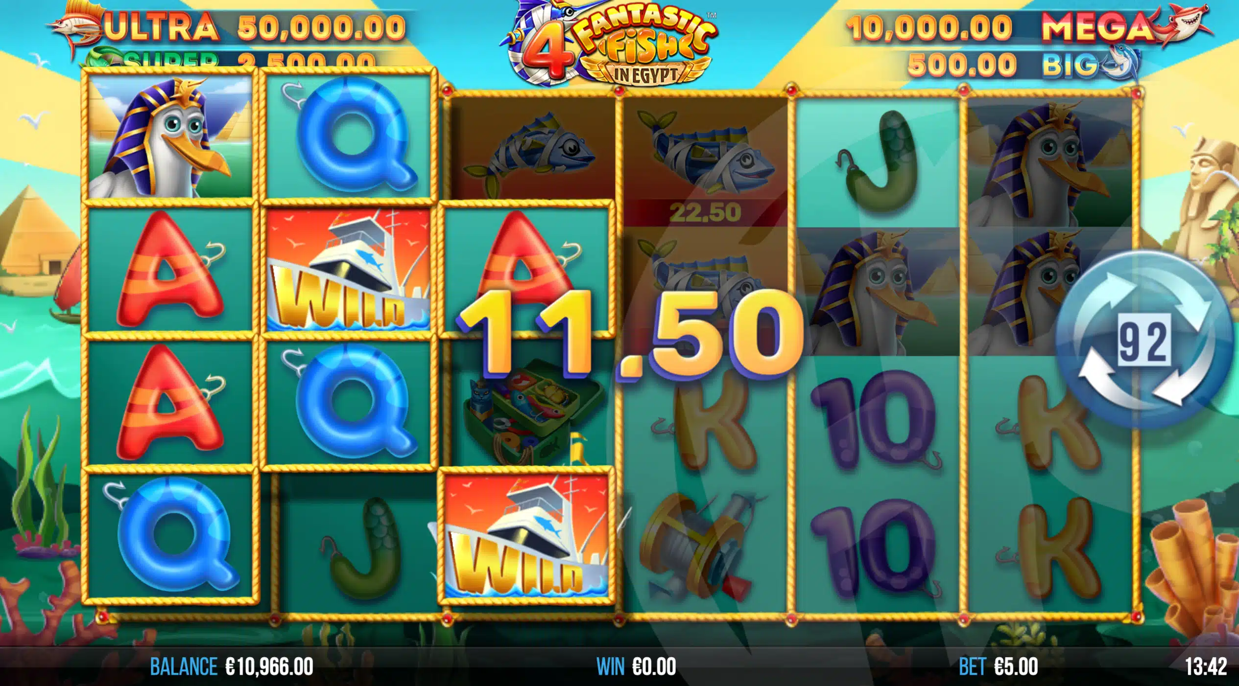 4 Fantastic Fish in Egypt Offers Players 4,096 Ways to Win