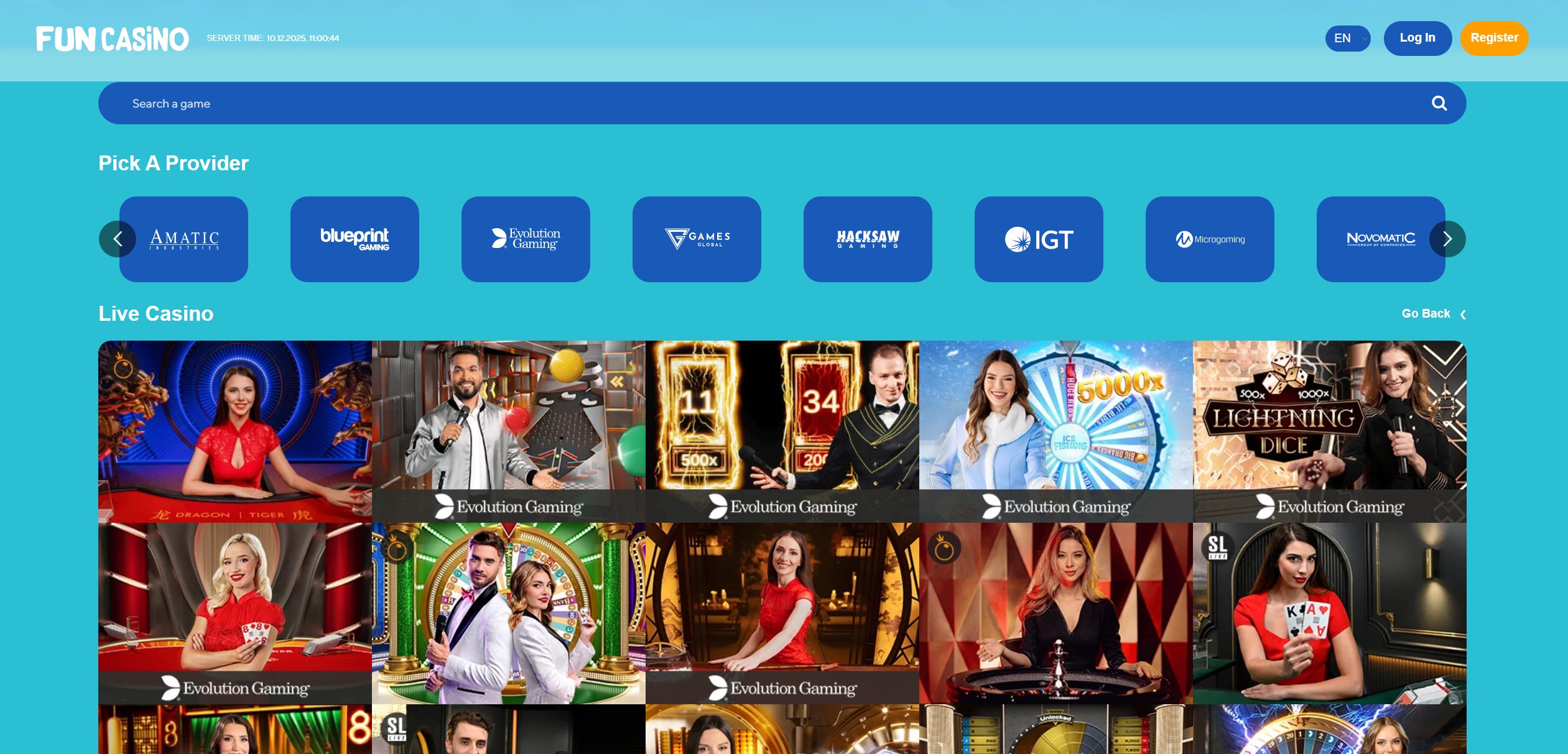 Fun Casino Live Casino