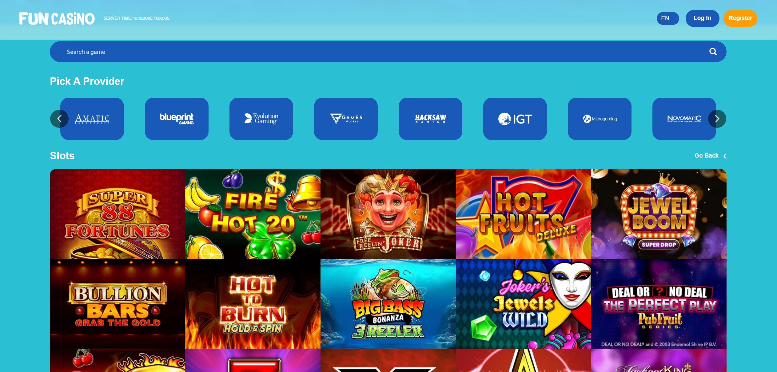 Fun Casino Slot Selection