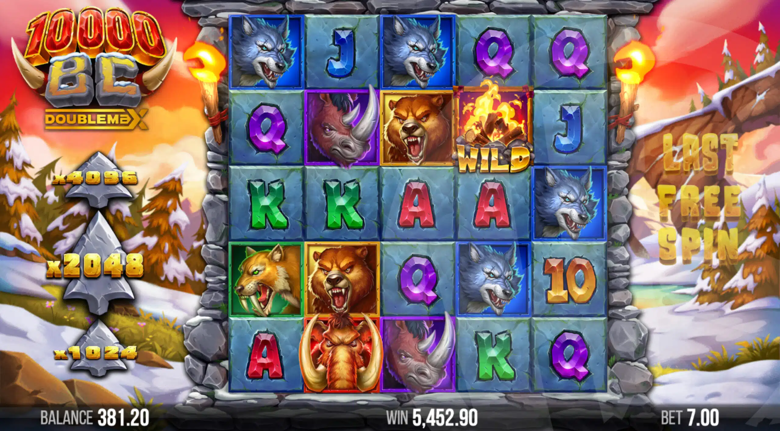 10000 BC DoubleMax Free Spins